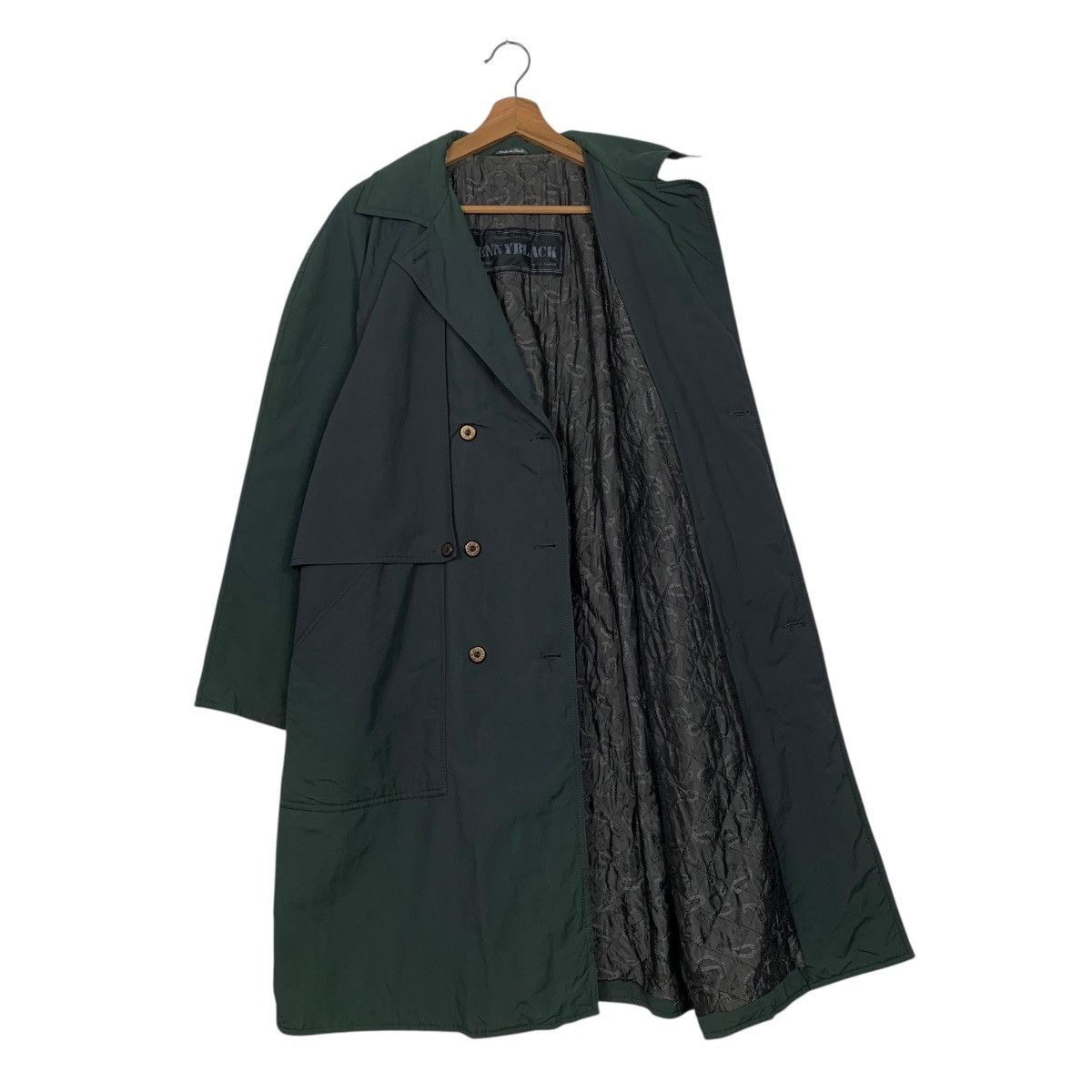 Other Penny Black Double Breasted Overcoat Made In Italy Size M / US 6-8 / IT 42-44 - 10 Thumbnail