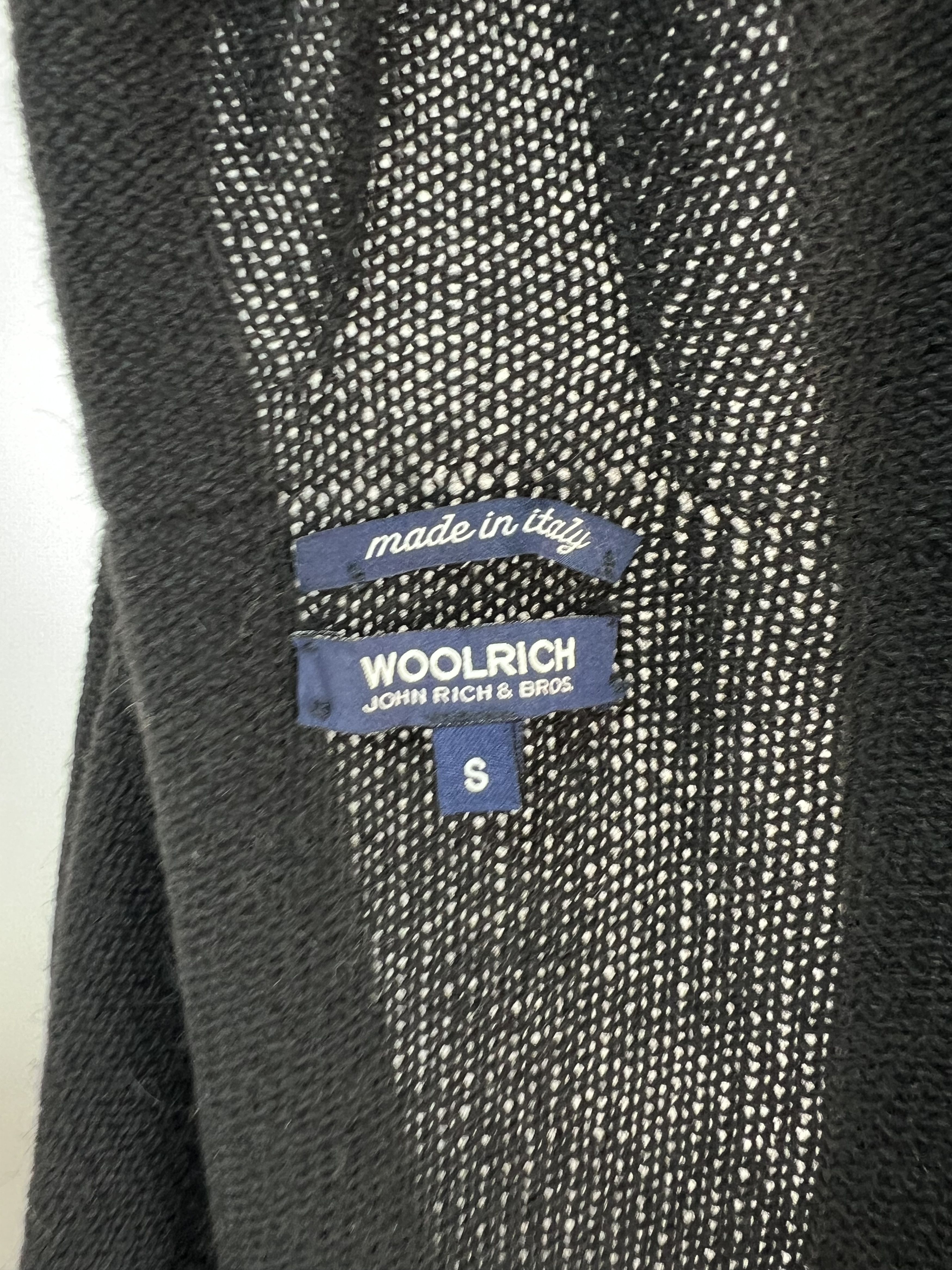 Woolrich Woolen Mills Woolrich Women's Black Wool Hooded Open Long Cardigan Size S Size S / US 4 / IT 40 - 16 Thumbnail