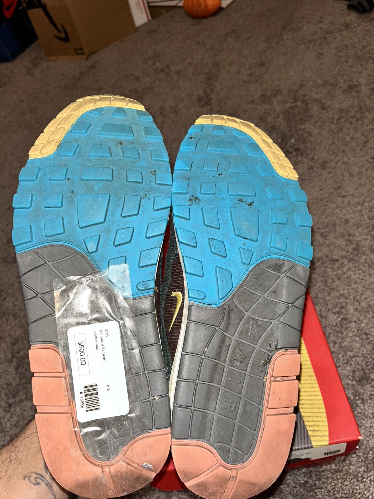 Nike Sean Wotherspoon 97/1 PRE RELEASE PAIR Size US 8.5 / EU 41-42 - 8 Thumbnail