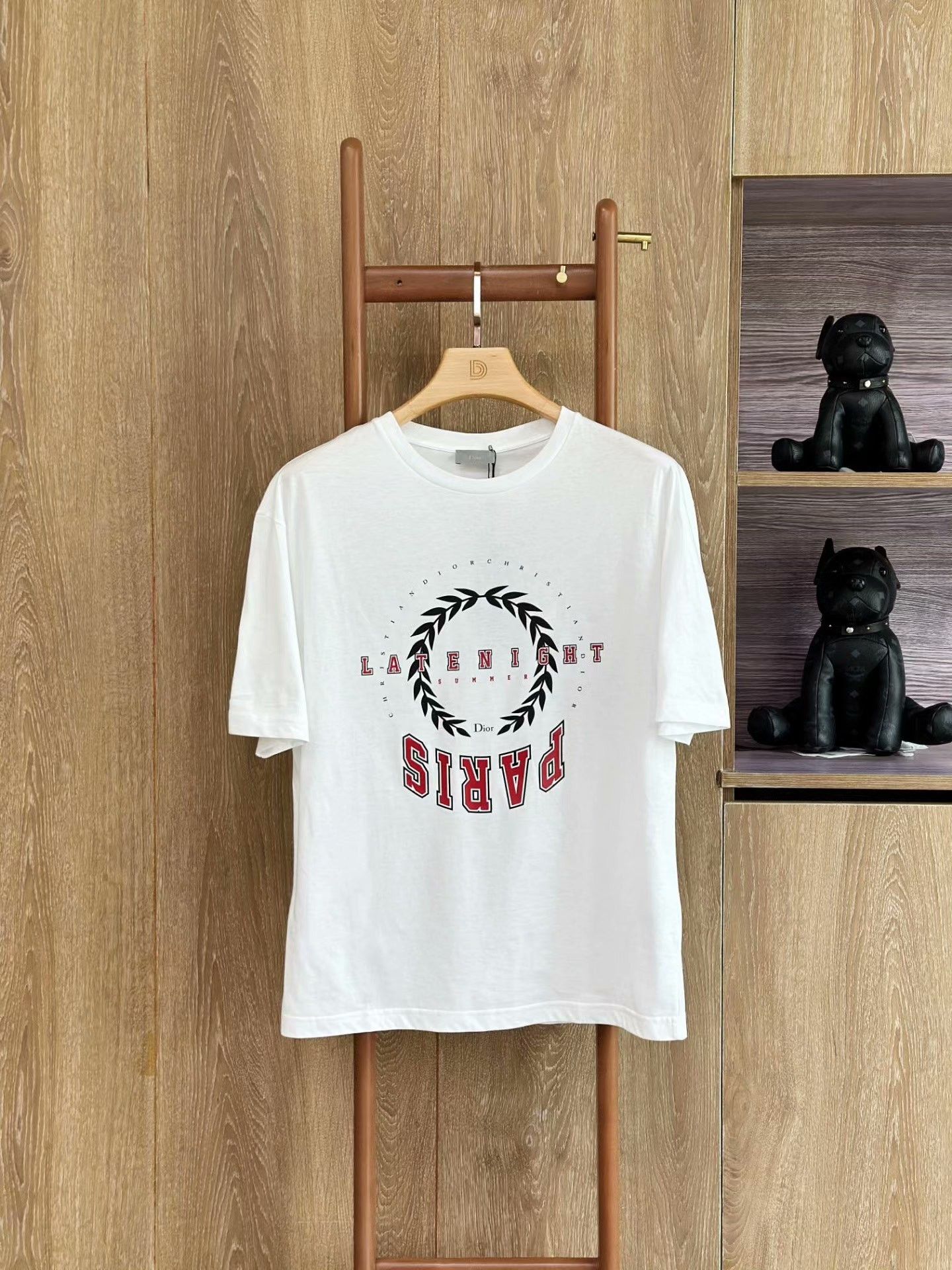 Dior DIOR White Crew Neck Casual Short-Sleeve T-Shirt Size US M / EU 48-50 / 2 - 1 Thumbnail