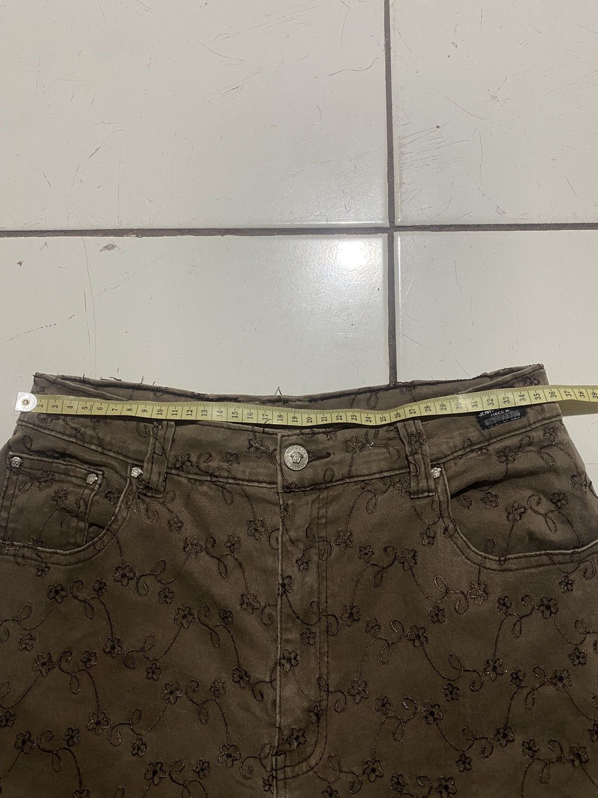 Versace 🔥Vintage Versace Jeans Couture🔥 Size 24" / US 00 / IT 34 - 9 Thumbnail