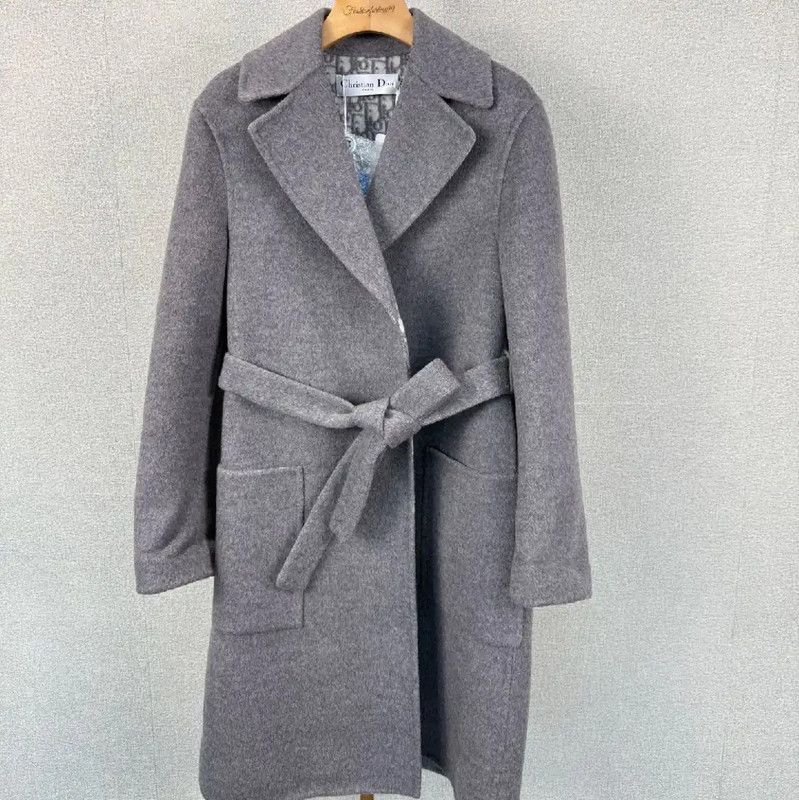 Dior Dior Women’s Winter Light Gray Wool Coat 0089 Size S / US 4 / IT 40 - 1 Thumbnail