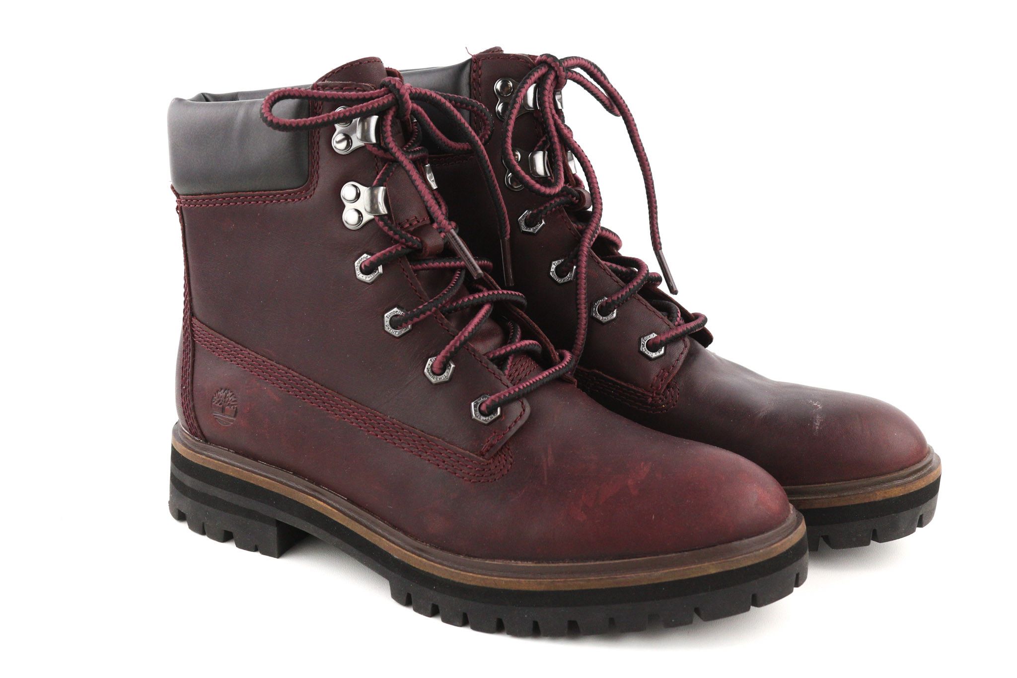 Timberland A1RCS-A3519 EU38.5/39.5 Purple Leather Boots Shoes 81133 Size US 7.5 / IT 37.5 - 1 Thumbnail