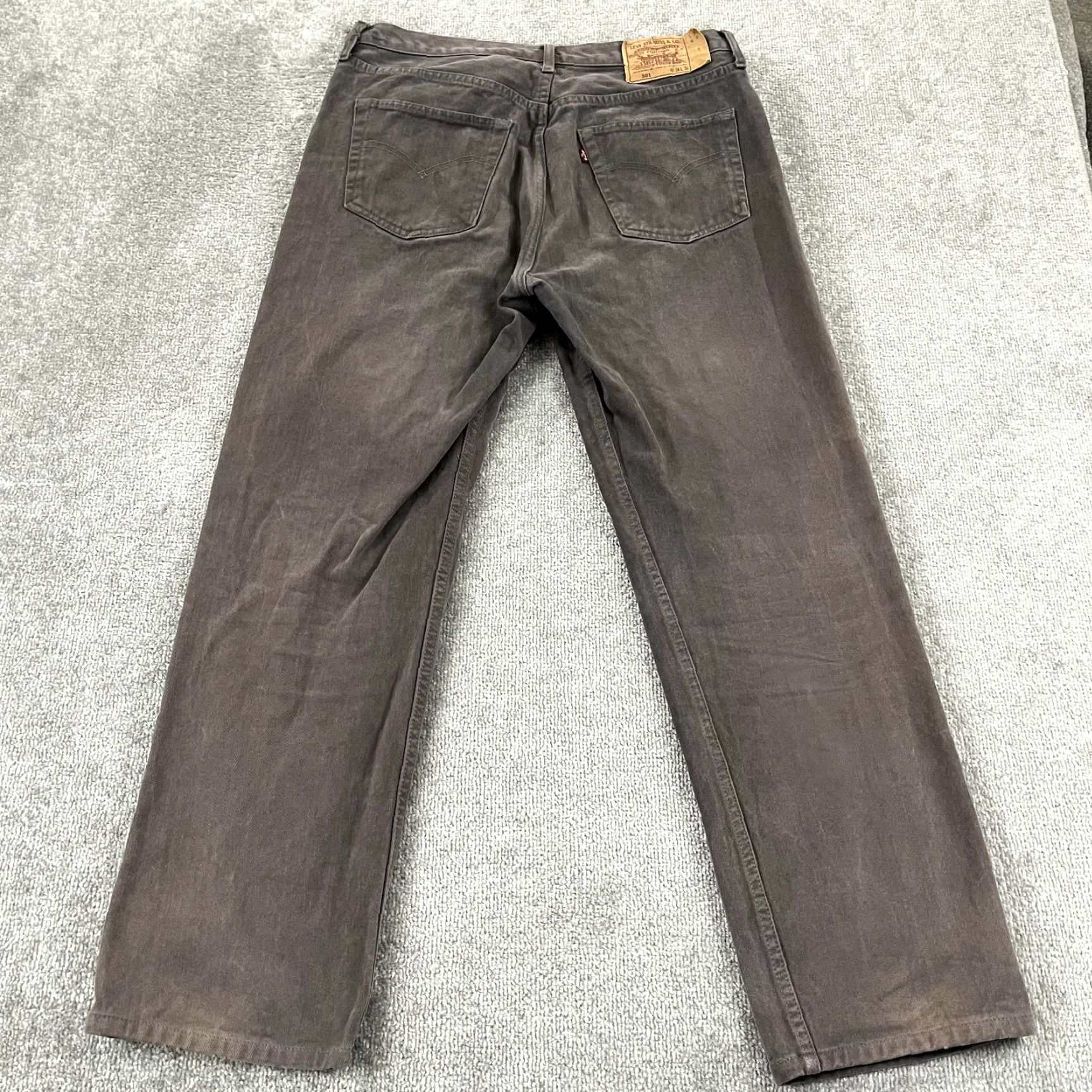 Levi's VINTAGE Levi's 501 Jeans Pants Mens 34x30 Straight Leg Cotton Blend Gray Casual Size US 34 / EU 50 - 2 Thumbnail