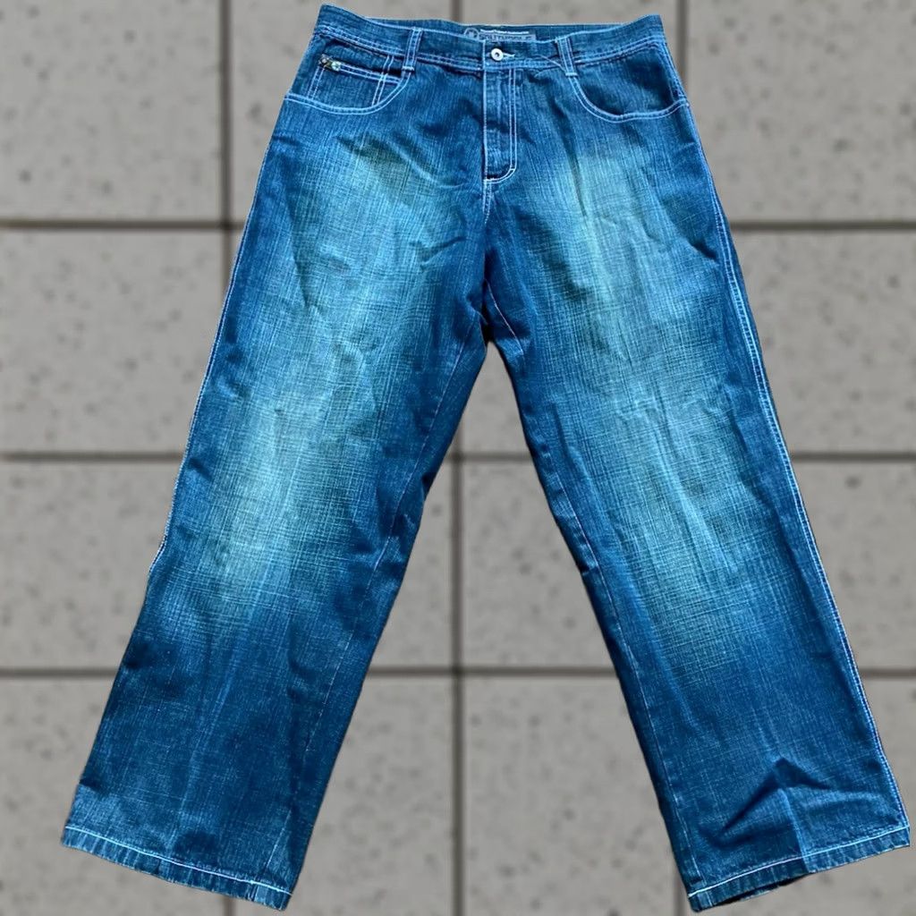 Southpole VINTAGE Southpole Jeans Mens 36x31 Blue Denim Baggy 4180 Skater Y2K Hip Hop 90s Grunge Street Mens Jeans Size US 36 / EU 52 - 1 Thumbnail
