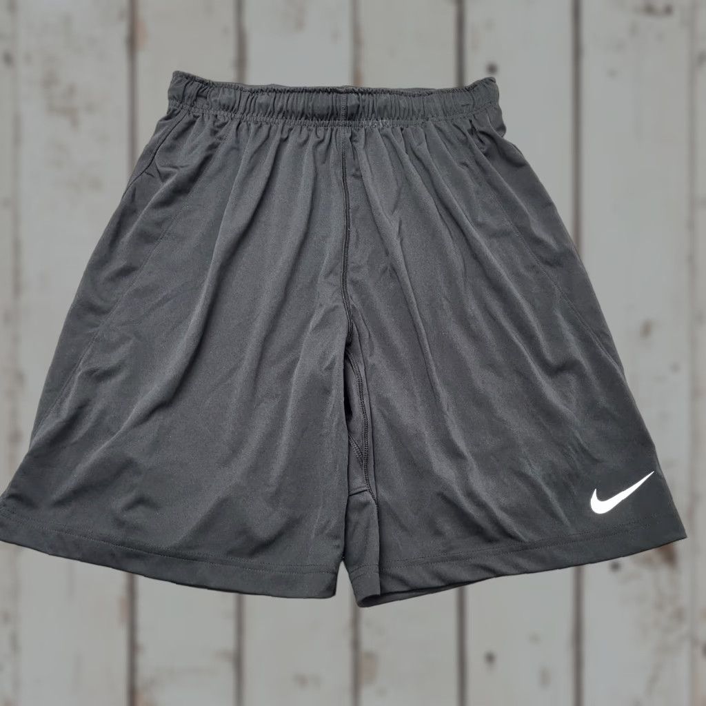 Nike Nike Athletic Dri-Fit Shorts Men Medium Black Training Running Basketball Size US 31 - 1 Thumbnail