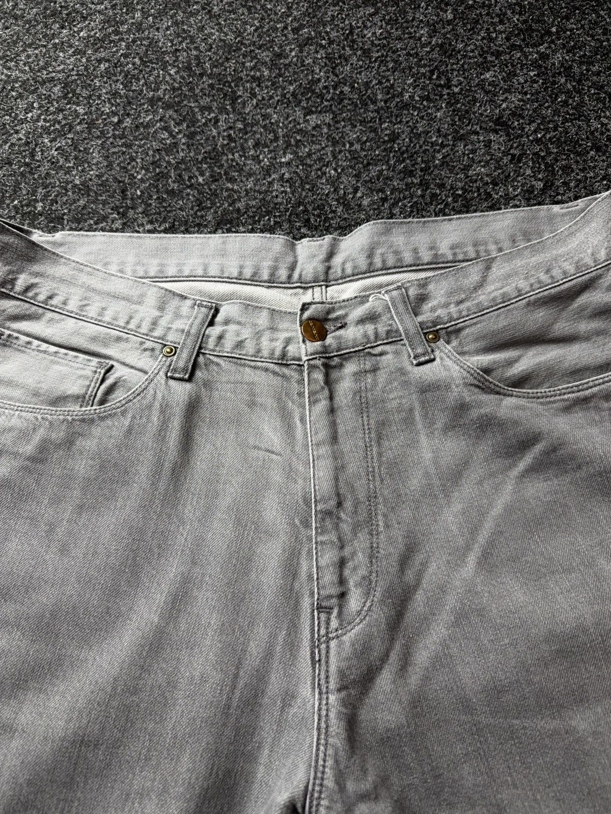 Carhartt 00s Y2K Vintage Carhartt Light Grey Work Pants Relaxed Fit Size US 36 / EU 52 - 9 Thumbnail