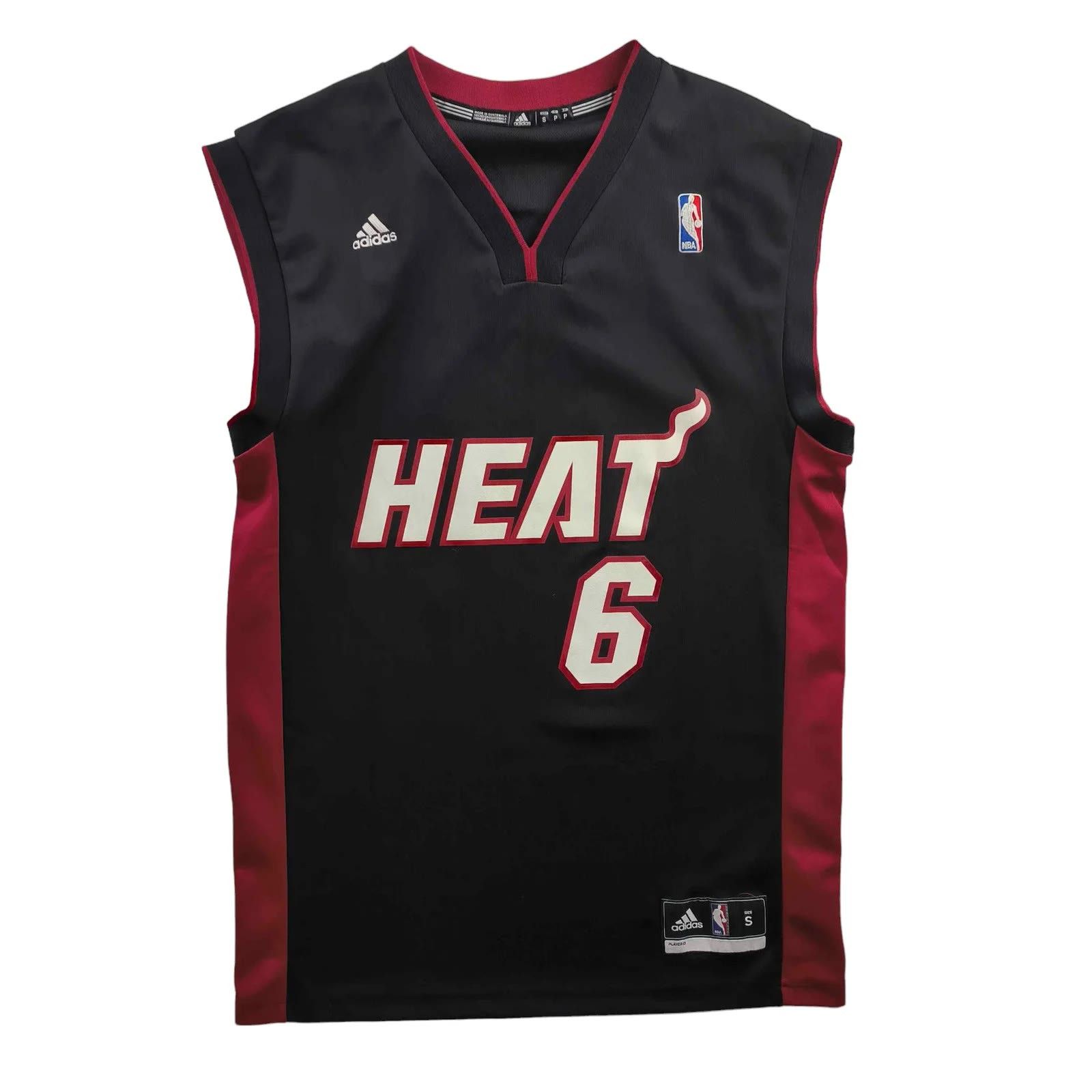 Miami Heat LeBron James Adidas NBA jersey size S
