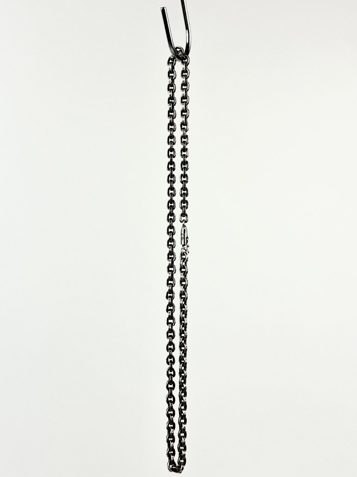 Chrome Hearts Chrome Hearts - Paper Chain - Silver Necklace 18" Size ONE SIZE - 5 Thumbnail