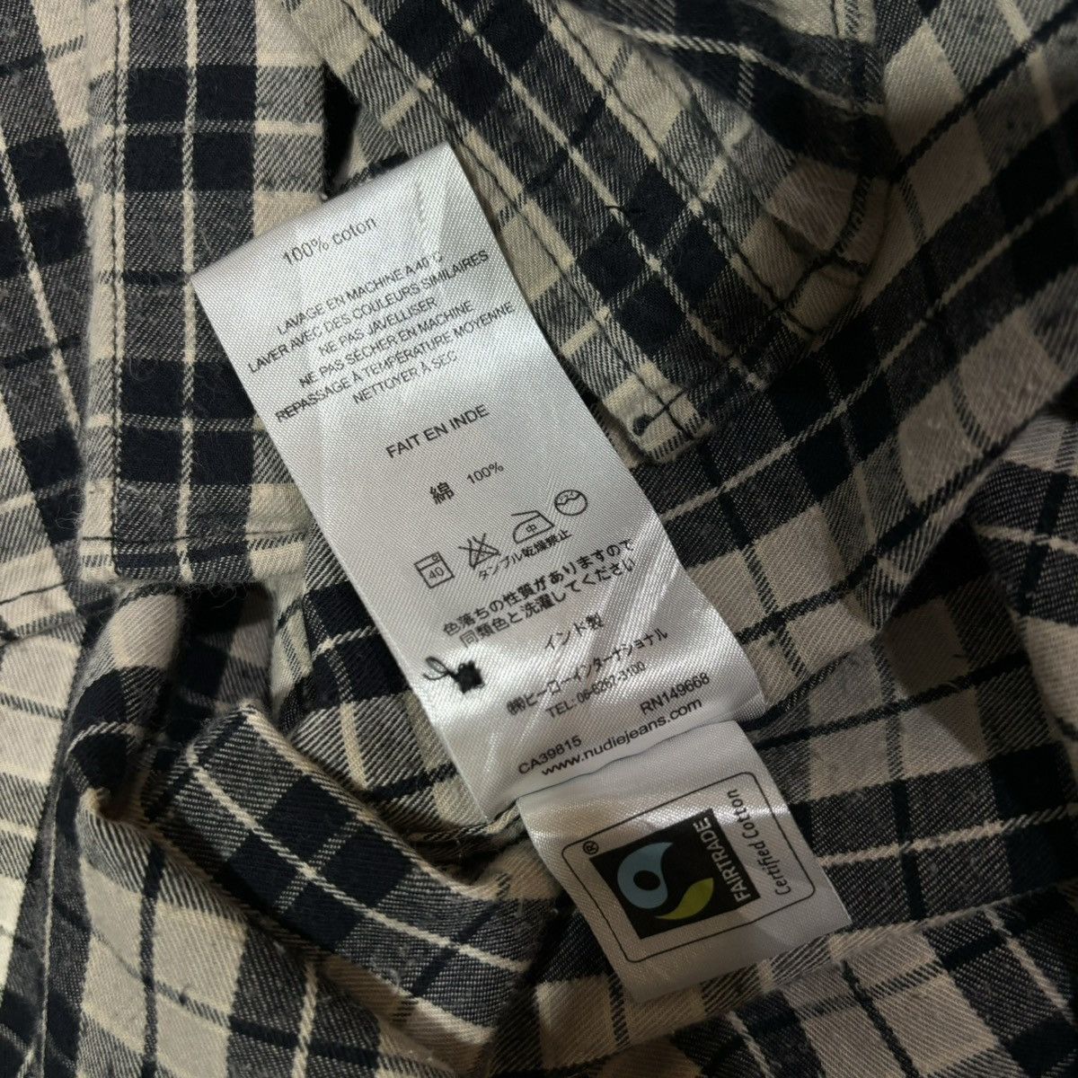 Flannel × Nudie Jeans Nudie Jeans flannel shirt Size US S / EU 44-46 / 1 - 5 Thumbnail