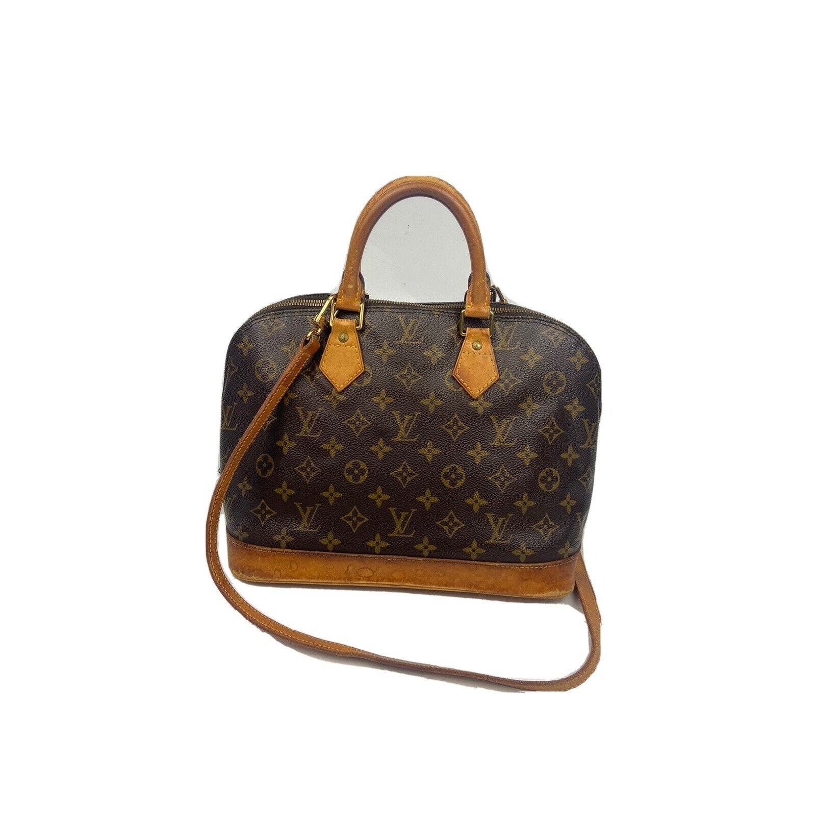Louis Vuitton Handbag Leather Alma PM Crossbody Bag