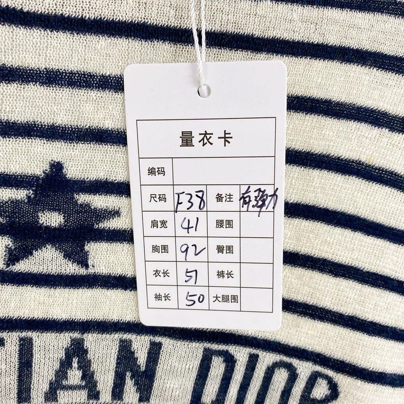Dior Dior Gray letter pattern round-neck long-sleeved knitwear 2 Size XS / US 0-2 / IT 36-38 - 9 Thumbnail