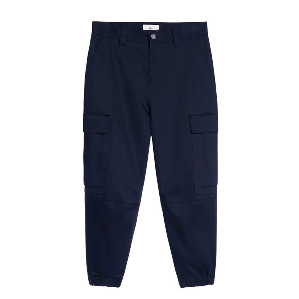 AMI AMI Paris Cargo Pants – Navy Blue – Size XL Size US 34 / EU 50 - 1 Thumbnail