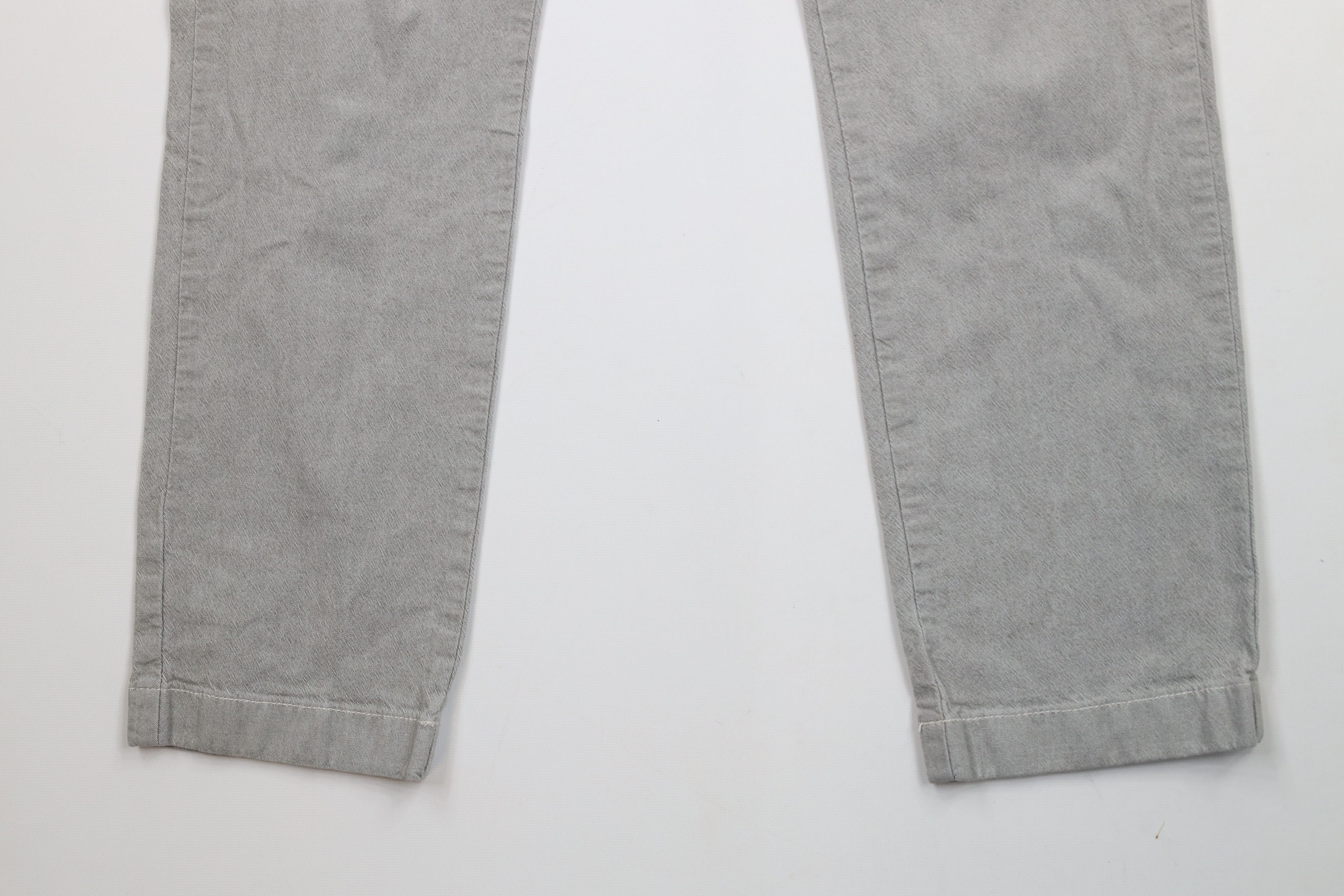J.Crew × Vintage J Crew Stretch 770 Straight Leg Chino Pants Trousers Gray Size US 31 - 4 Thumbnail