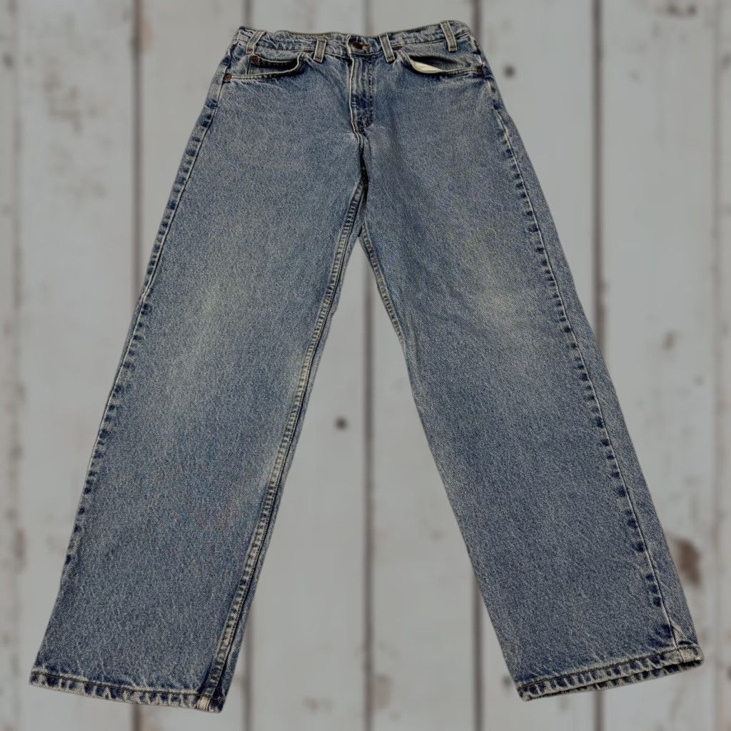 Levi's VTG Orange Tab Levi's 550 Jeans 32 x 30 Light Wash Denim Y2K USA Fabric Size US 32 / EU 48 - 1 Thumbnail