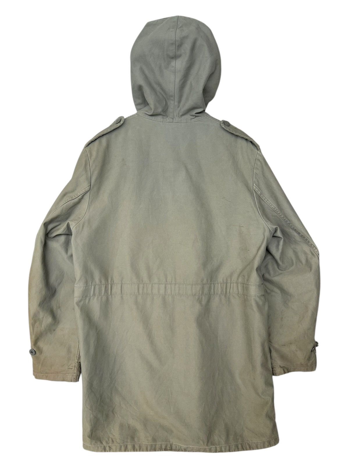 Vintage Vintage 80s German Army Parka Green Zipper Hoodie Jacket Size US L / EU 52-54 / 3 - 2 Thumbnail