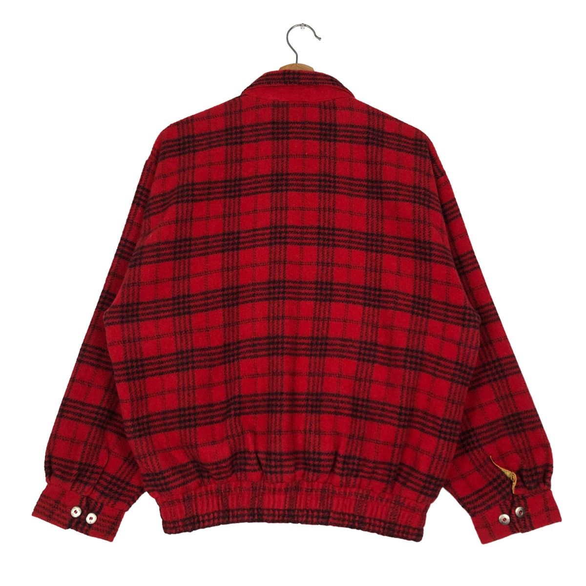 Japanese Brand 🔥VINTAGE CHECK TARTAN WOOL BOMBER JACKET REMICK ISSEY MIYAK Size US M / EU 48-50 / 2 - 8 Thumbnail