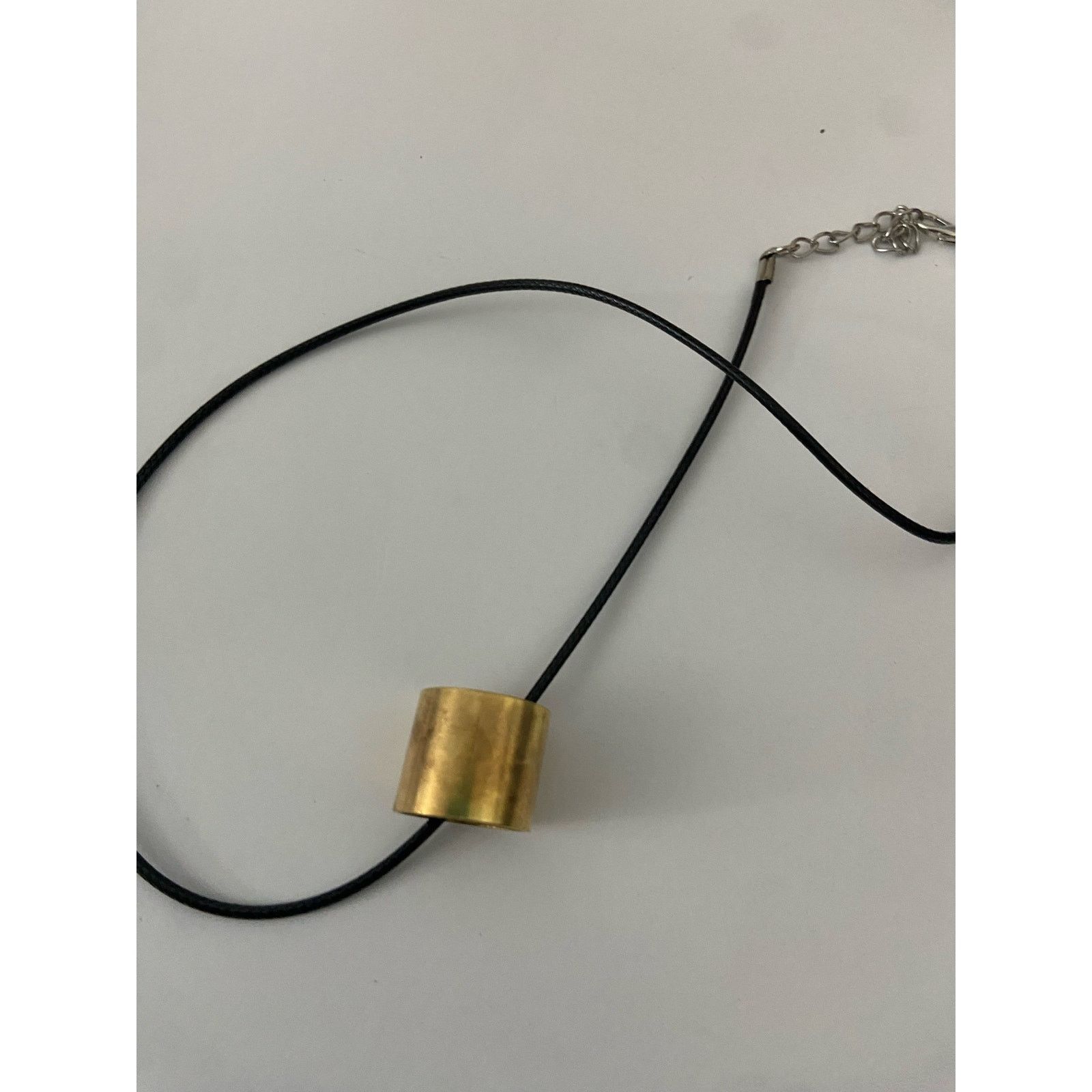 Other round tube pendant necklace gold tone Size ONE SIZE - 3 Thumbnail