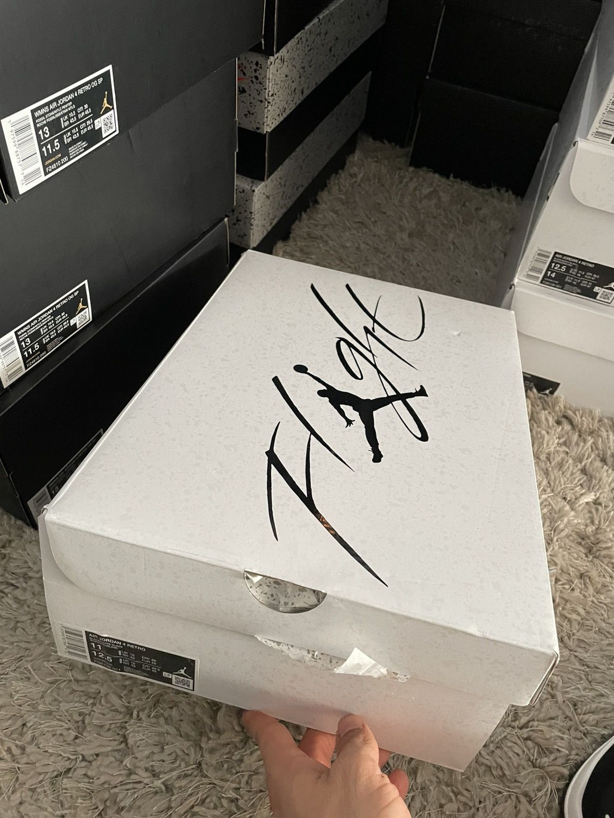 Jordan Brand Jordan 4 White Thunder Size US 11 / EU 44 - 10 Thumbnail