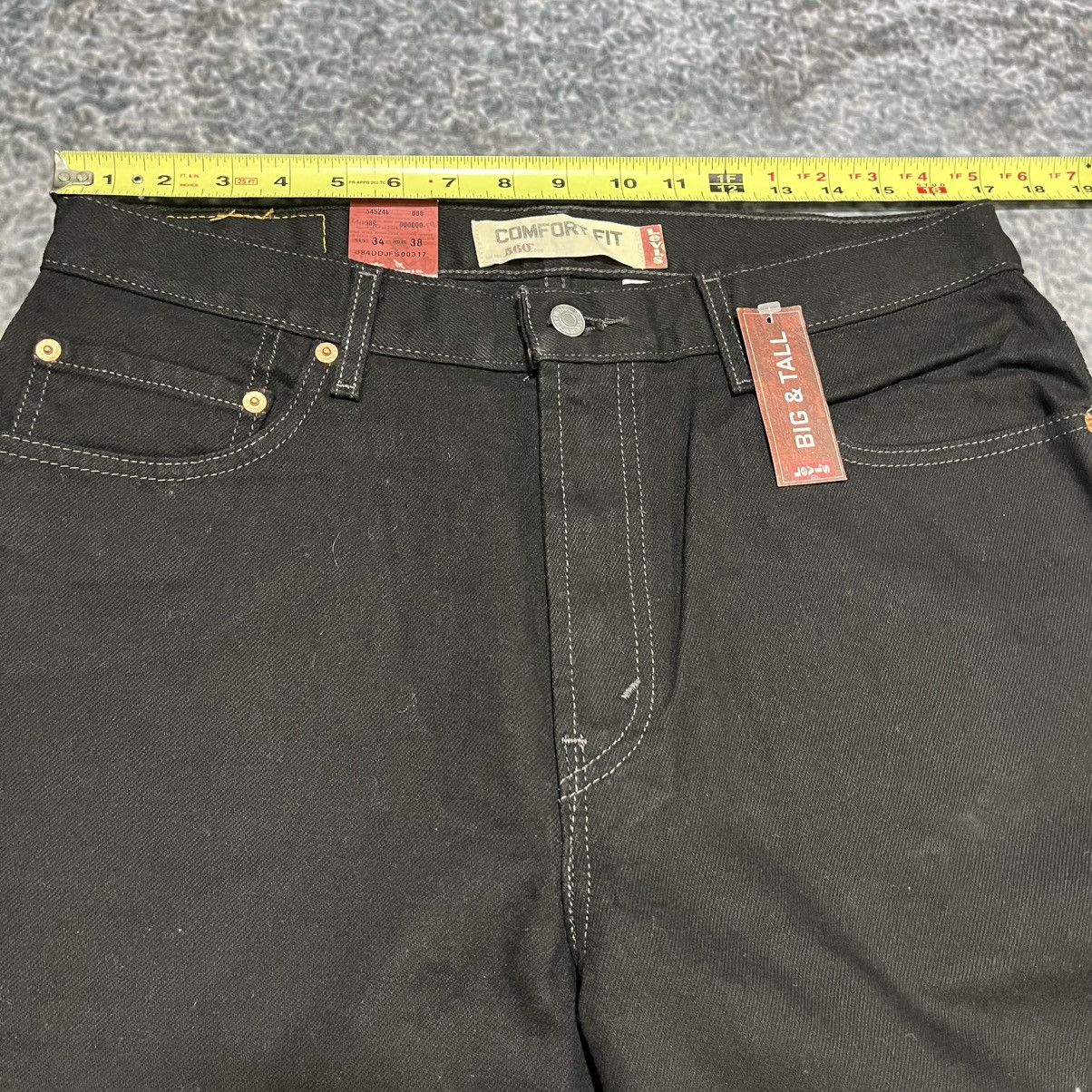 Levi's Vintage Levi's 560 Black Loose Comfort Fit Jeans 34x38 NEW Size US 34 / EU 50 - 9 Thumbnail