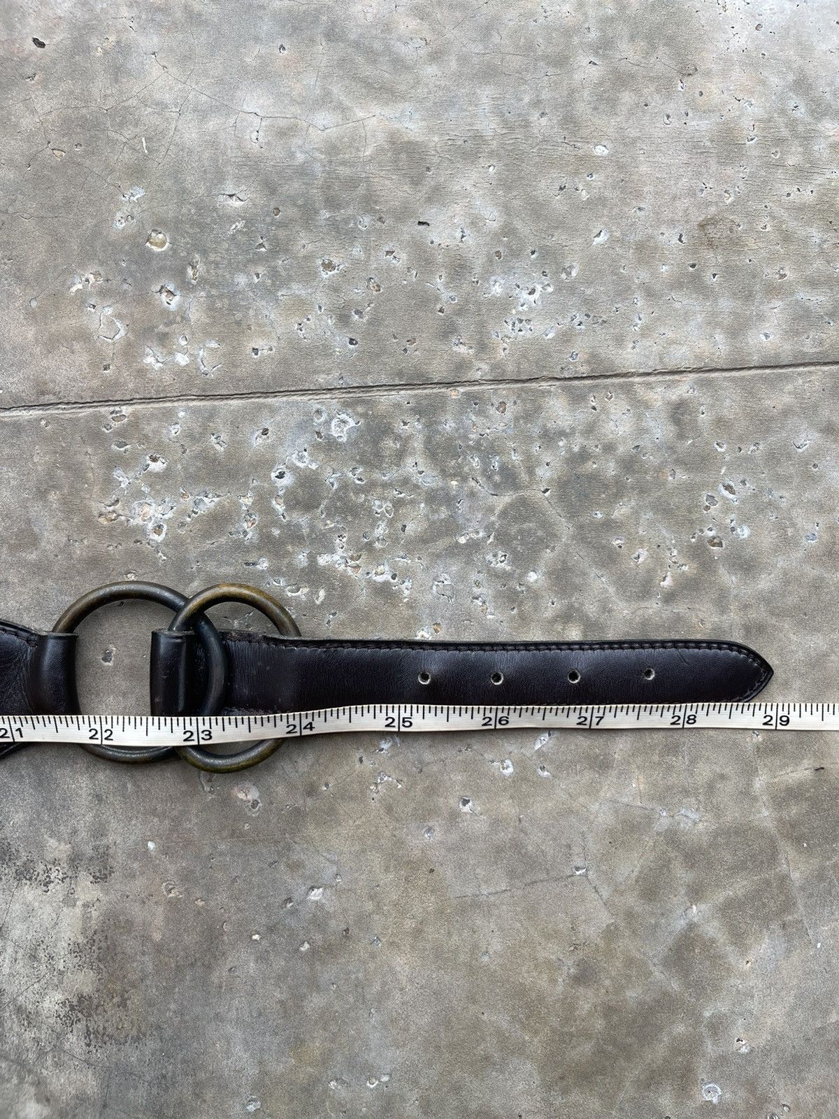 Hermes × Vintage Hermes Paris Leather Belt Size ONE SIZE - 6 Thumbnail