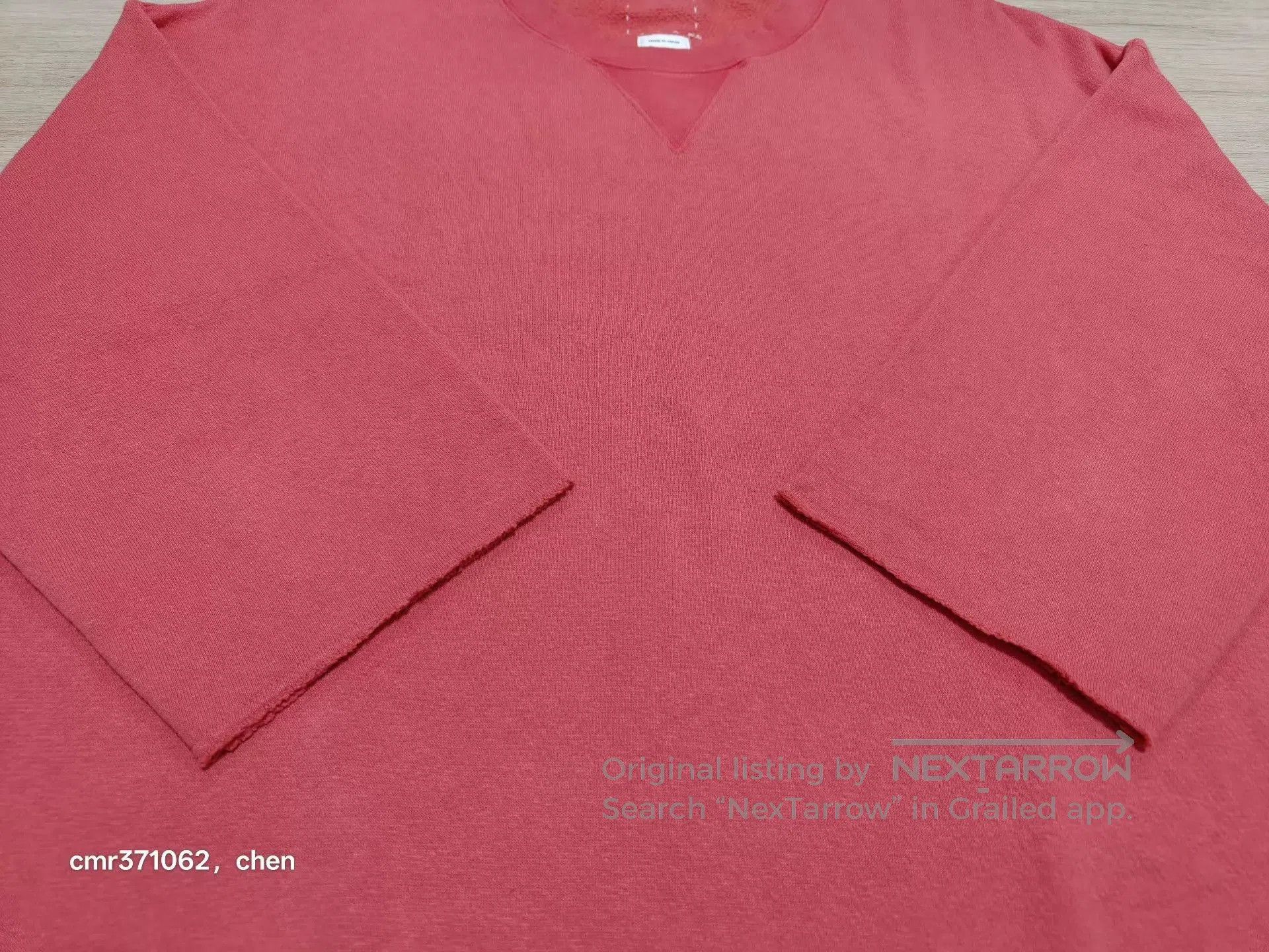 Visvim Pink Long Sleeve Crew Neck Shirt. Size US L / EU 52-54 / 3 - 3 Thumbnail