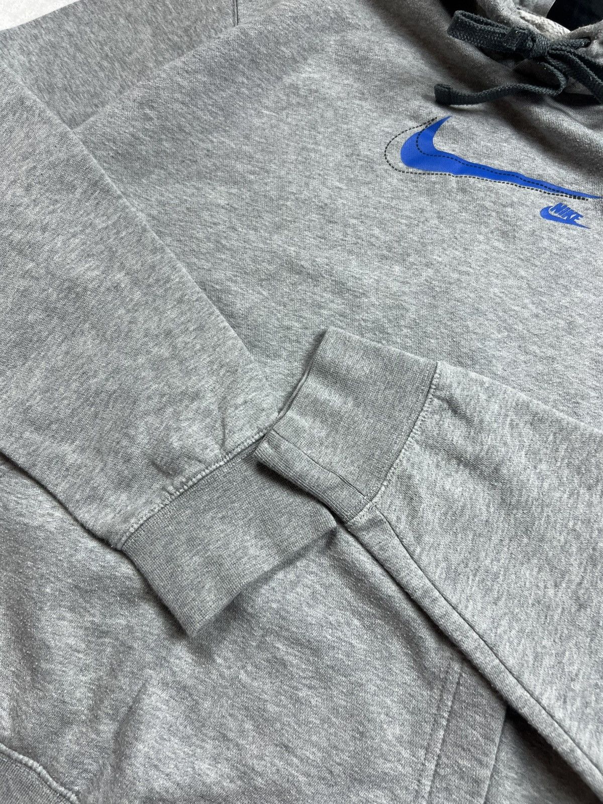 Nike Nike Central Swoosh Vintage Y2K Drill Oversized Hoodie Size US M / EU 48-50 / 2 - 7 Thumbnail