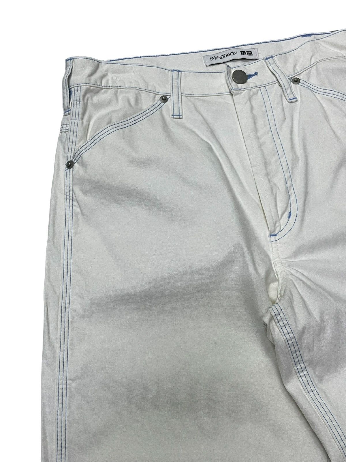 JW Anderson × Uniqlo J.W Anderson X Uniqlo Contrast Stitch Pants Straight Cut Size US 28 / EU 44 - 5 Thumbnail