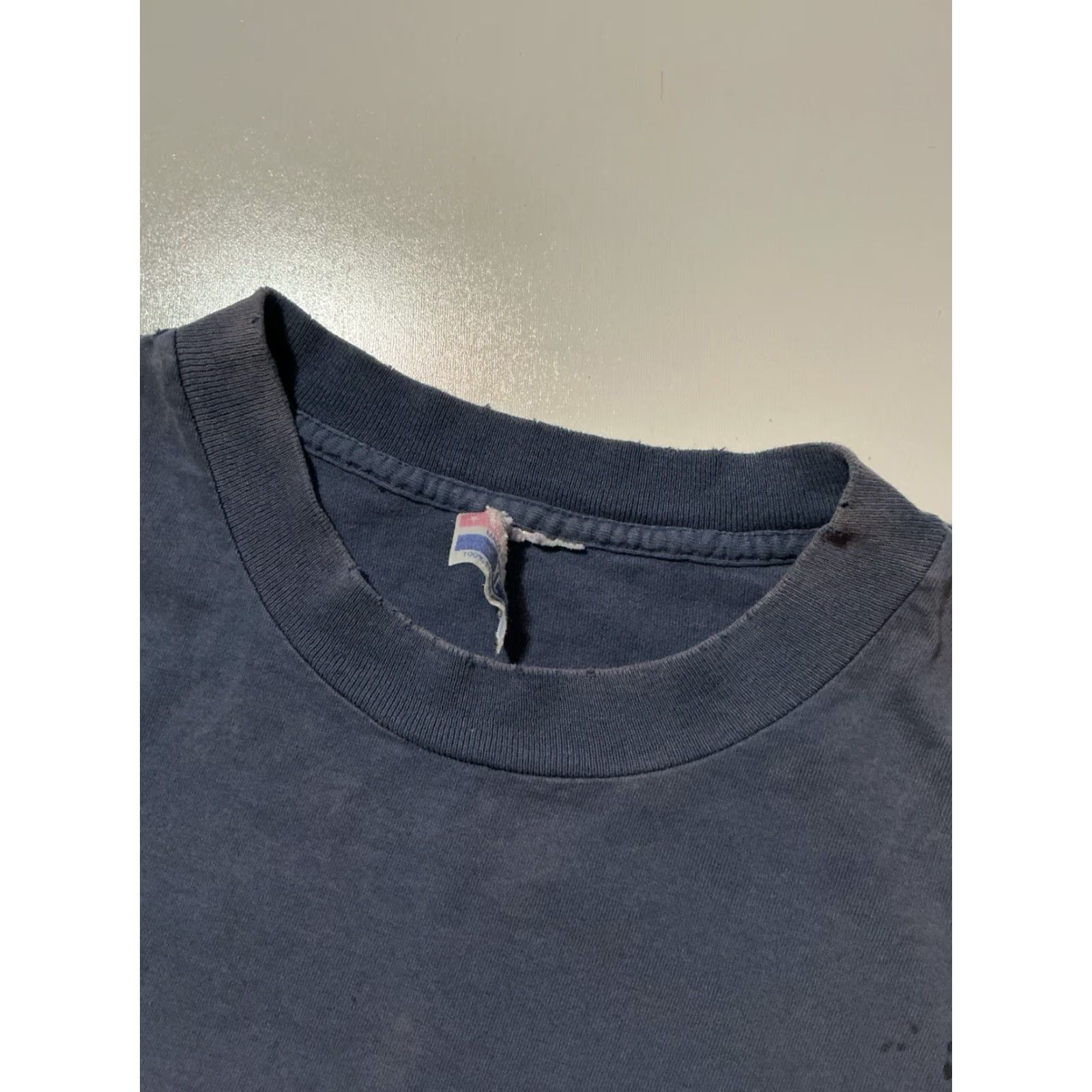 Vintage VINTAGE The Original Bad Dog Beer Bulldog Single Stitch Graphic T-Shirt XL Blue 90s Mens Size US XL / EU 56 / 4 - 6 Thumbnail