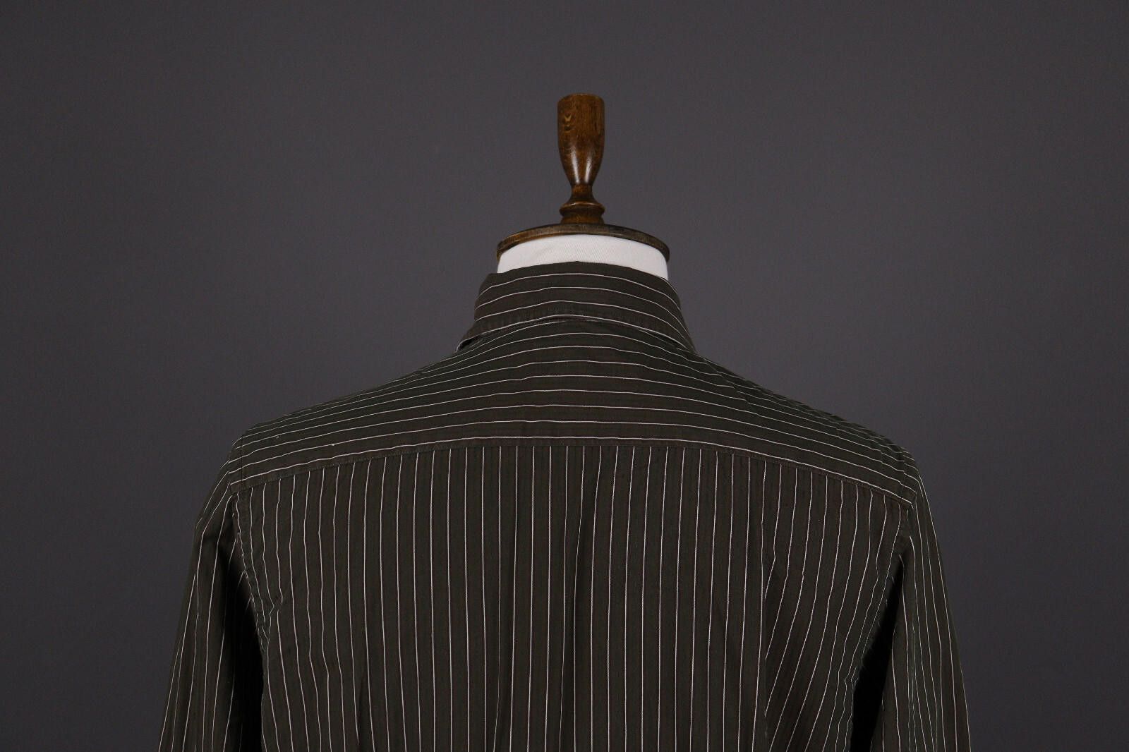 La Martina La Martina Buenos Aires Brown Stripe Shirt Size XL Size US XL / EU 56 / 4 - 6 Thumbnail