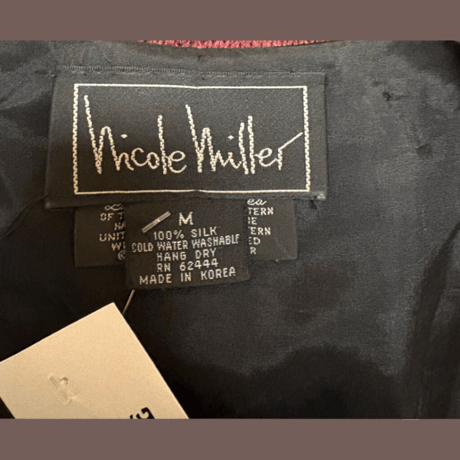 Nicole Miller VTG Silk Vest | Nicole Miller NYC Scene | 90s Gallerywear Size M / US 6-8 / IT 42-44 - 3 Thumbnail