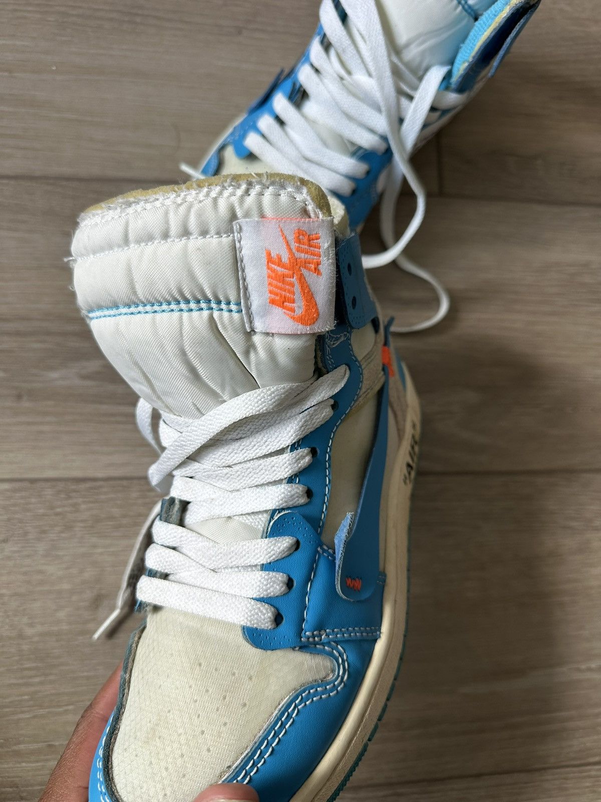 Jordan Brand × Off-White Jordan 1 Retro OG x Off-White High UNC Sz 6 Size US 6 / EU 39 - 14 Thumbnail