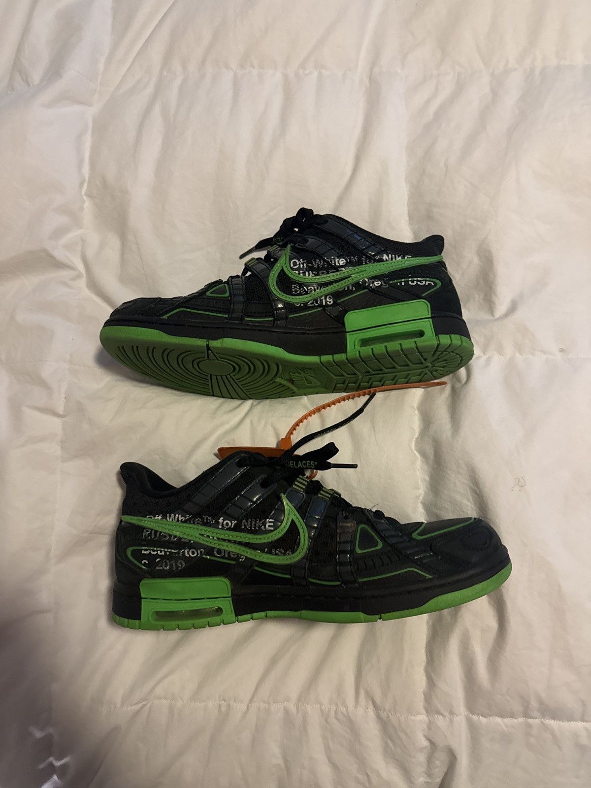 Nike × Off-White Nike Off White x Rubber Dunk Green Strike Size US 9.5 / EU 42-43 - 6 Thumbnail