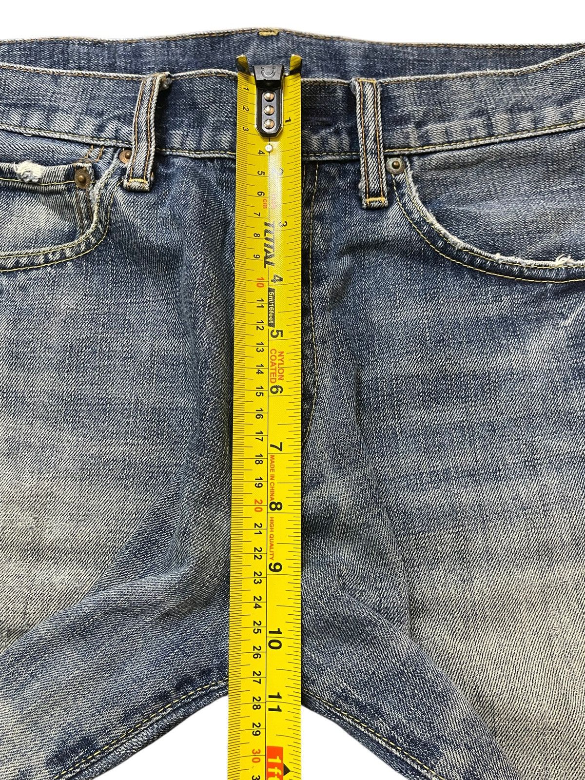 Uniqlo Vintage Japanese Uniqlo Stone Wash Distress Style Jeans Size US 30 / EU 46 - 14 Thumbnail
