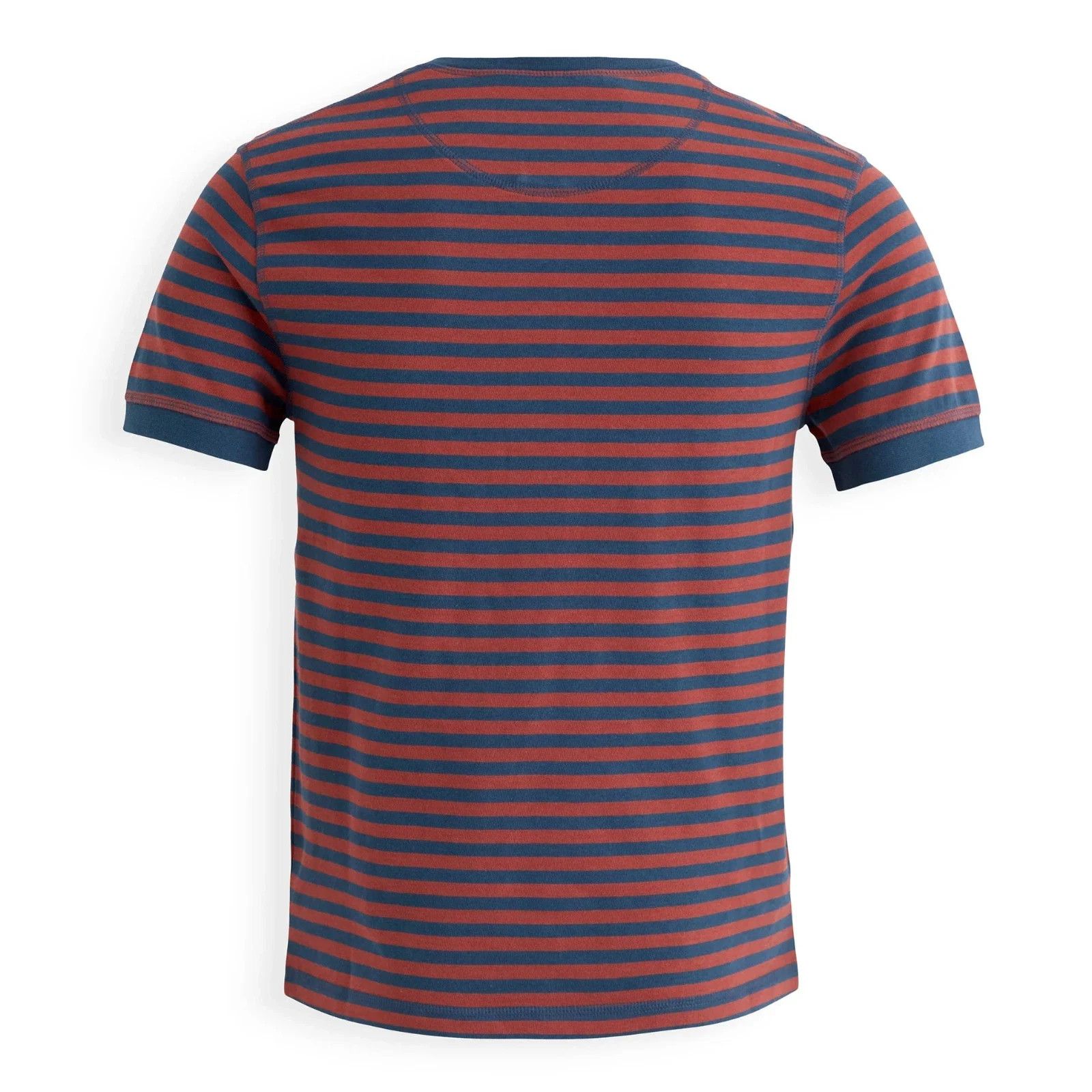 J. Peterman J Peterman Mens Size XL North Sea Red & Navy Henley EUC Size US XL / EU 56 / 4 - 2 Thumbnail