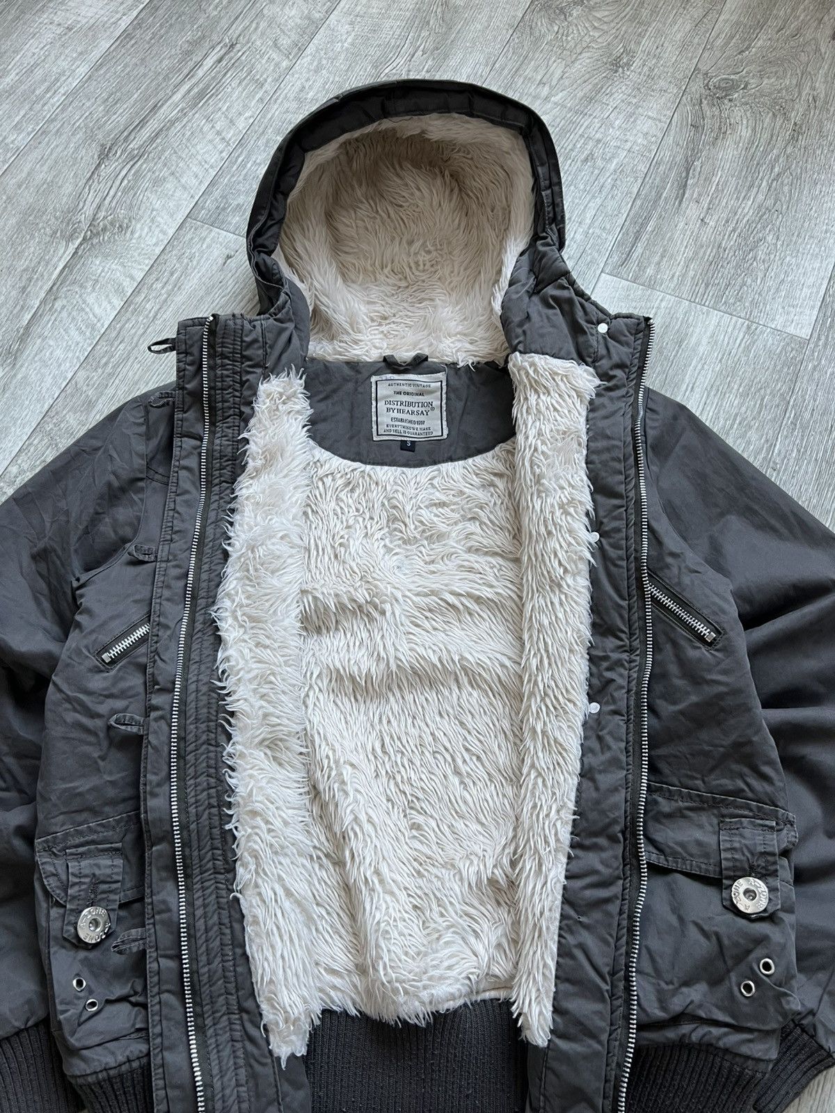 Hysteric Glamour Crazy Vintage Faux Fur Jacket Bomber Alaska Y2k If Six Was N Size S / US 4 / IT 40 - 7 Thumbnail