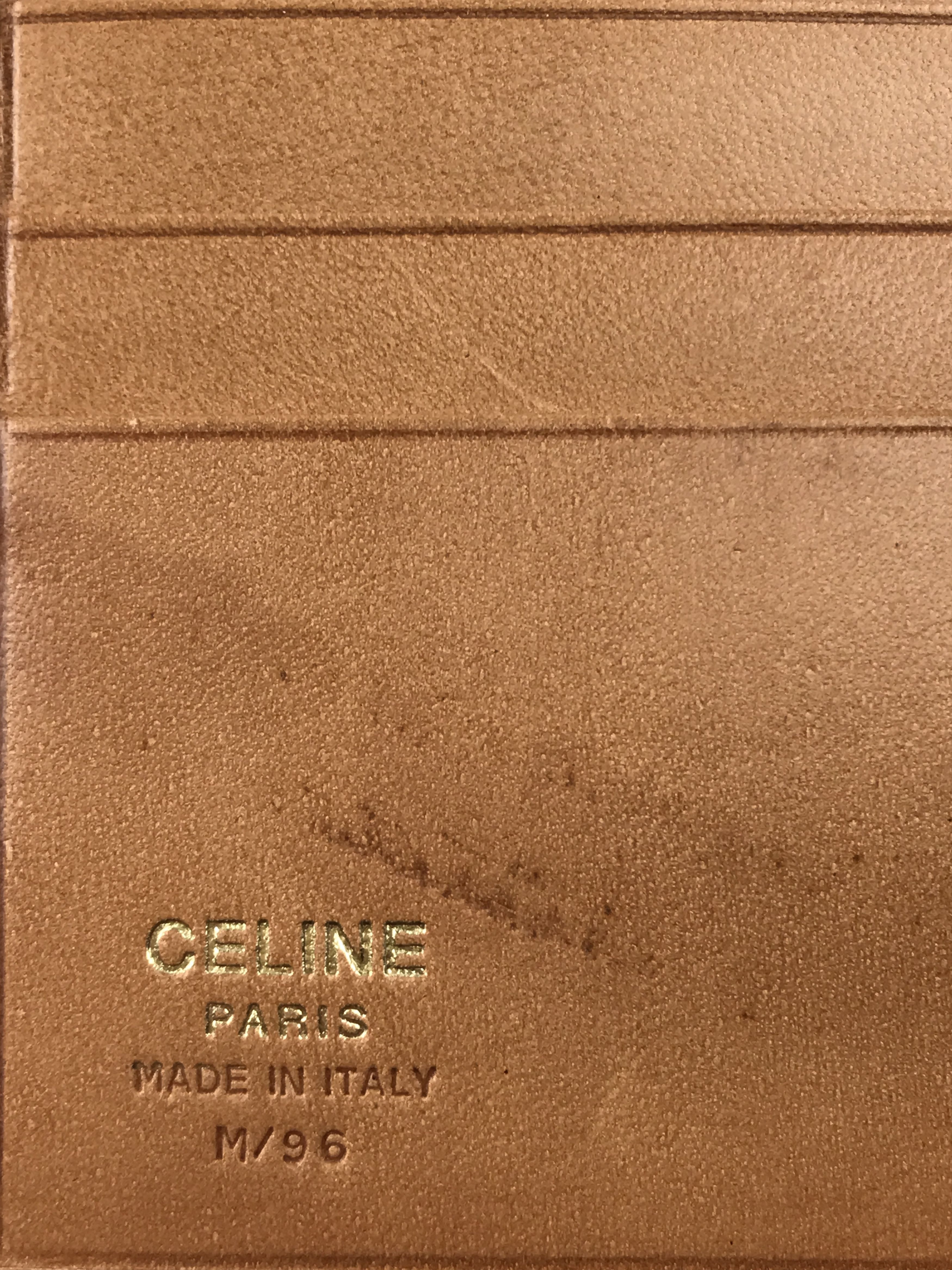 Celine × Vintage Vintage Celine Macadam Bifold Wallet Size ONE SIZE - 7 Thumbnail