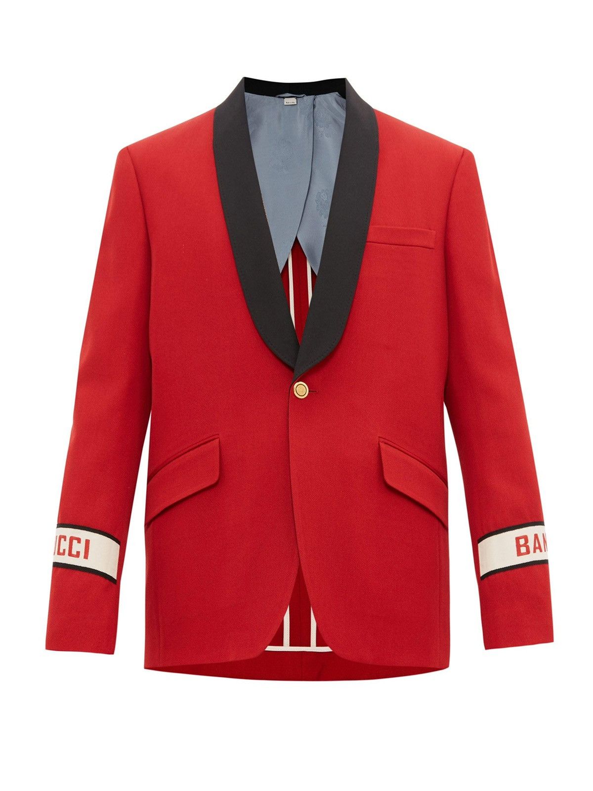 🔥$3.8K VALUE🔥 Gucci Band Shawl Lapel Blazer
