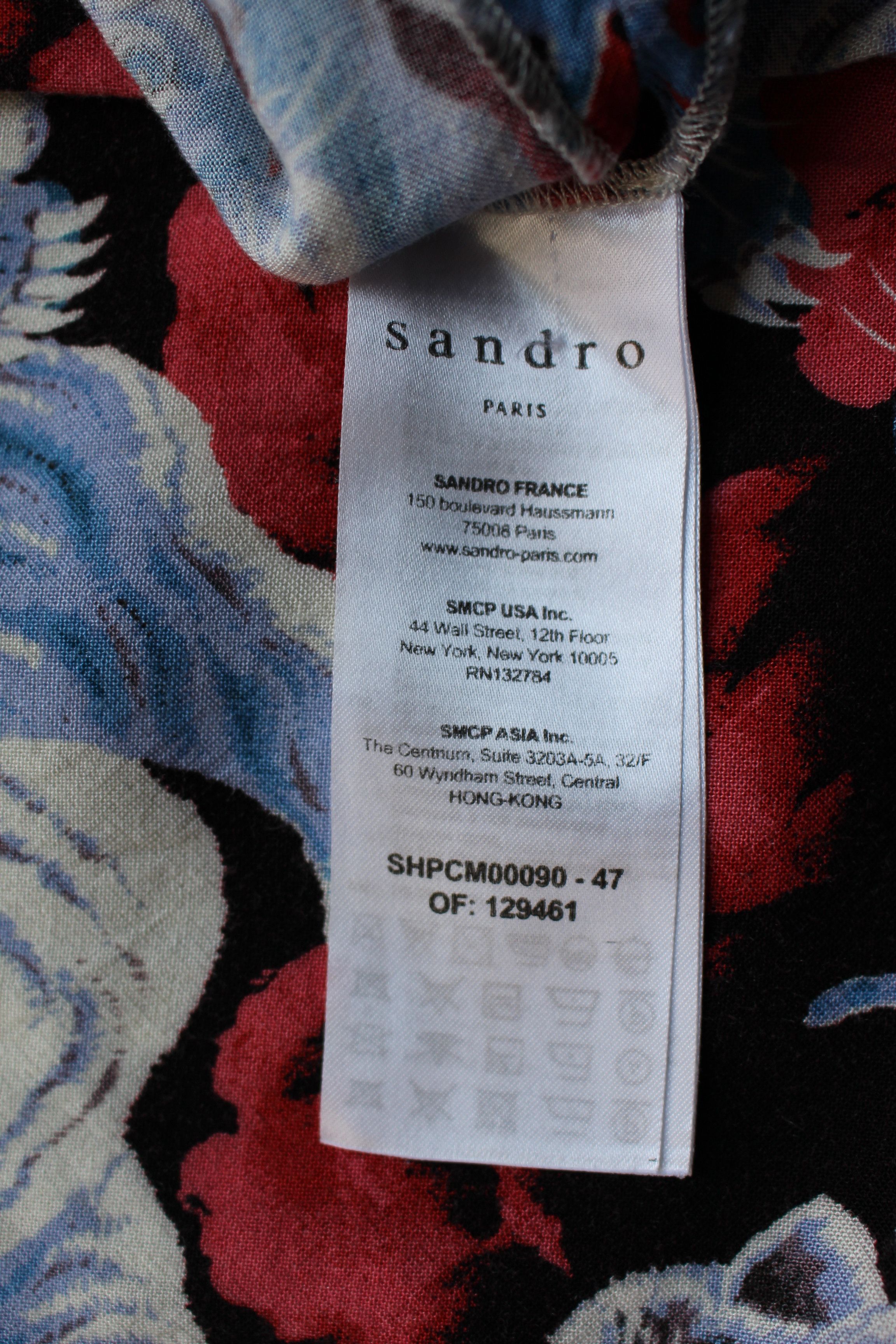 Sandro FREE SHIPPING!! - Tiger Print Shirt Size US L / EU 52-54 / 3 - 7 Thumbnail