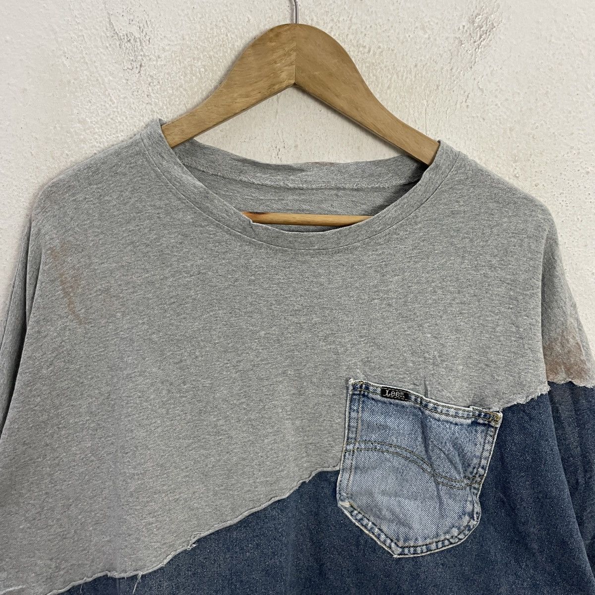 Lee Vintage Lee Custom Denim Sweatshirt Size US XXL / EU 58 / 5 - 4 Thumbnail