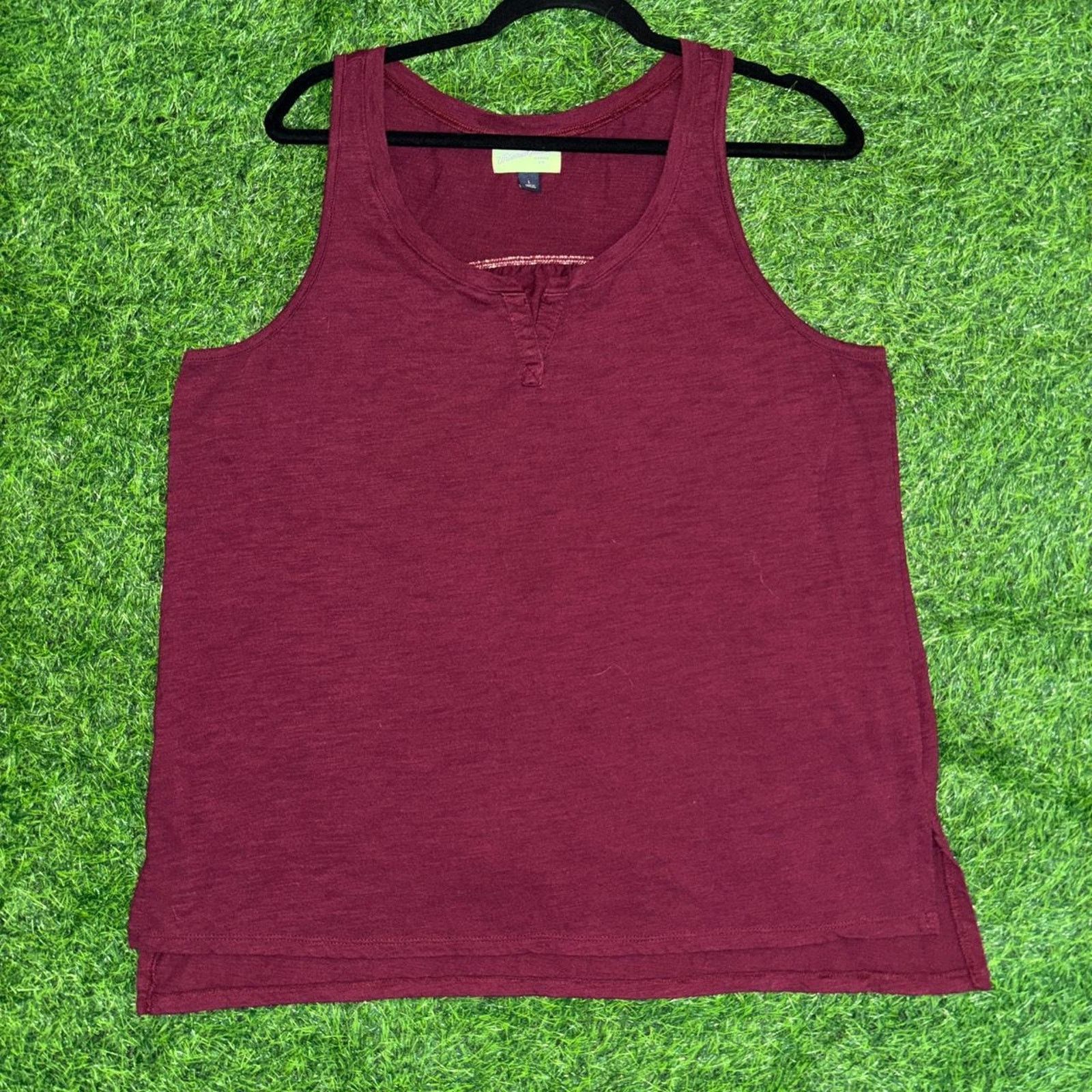 Other Women's Maroon Universal Thread Tank Top Size L / US 10 / IT 46 - 1 Thumbnail