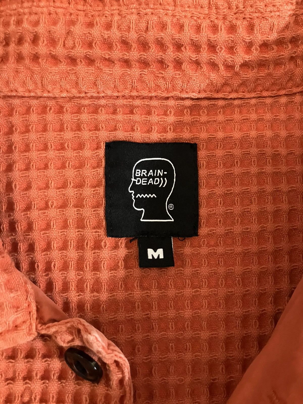 Brain Dead Brain Dead Waffle Front Shirt ‘Terracotta’ Size US M / EU 48-50 / 2 - 4 Thumbnail