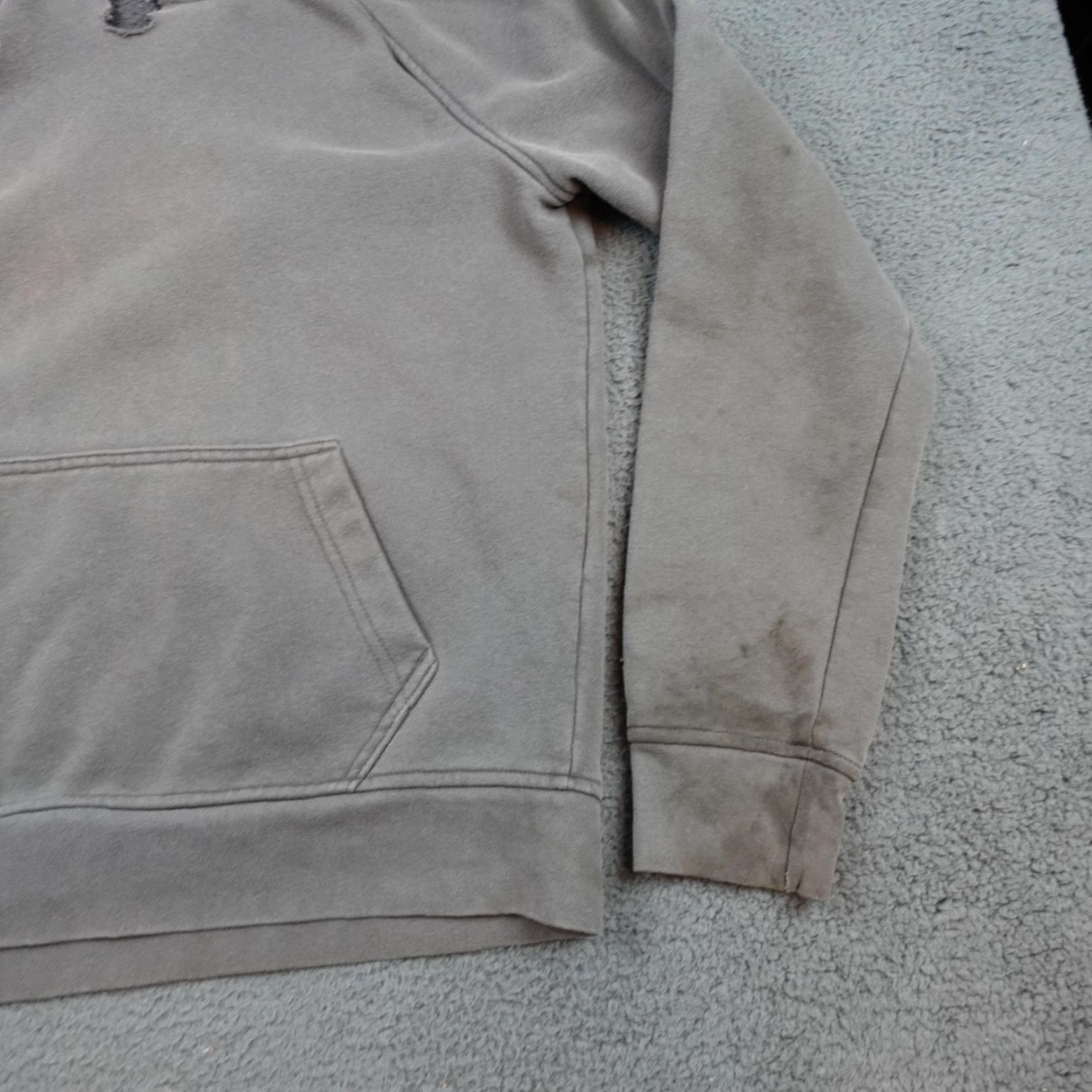 Flint And Tinder Flint And Tinder Hoodie Mens Medium Gray Fleece Pullover Made In USA Sweatshirt Size US M / EU 48-50 / 2 - 2 Thumbnail