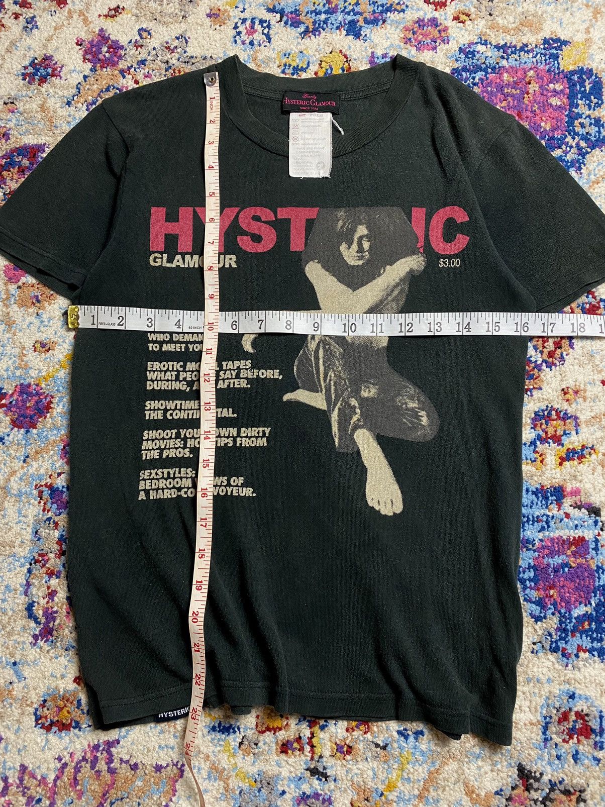 Hysteric Glamour 1990S HYSTERIC GLAMOUR NOBUHIKO KITAMURA NUDE GIRLS SS TEES Size US S / EU 44-46 / 1 - 8 Thumbnail