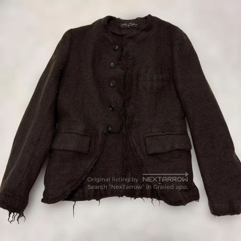 Comme des Garcons Comme Des Garcons Fringed Wool Coat Size S / US 4 / IT 40 - 3 Thumbnail