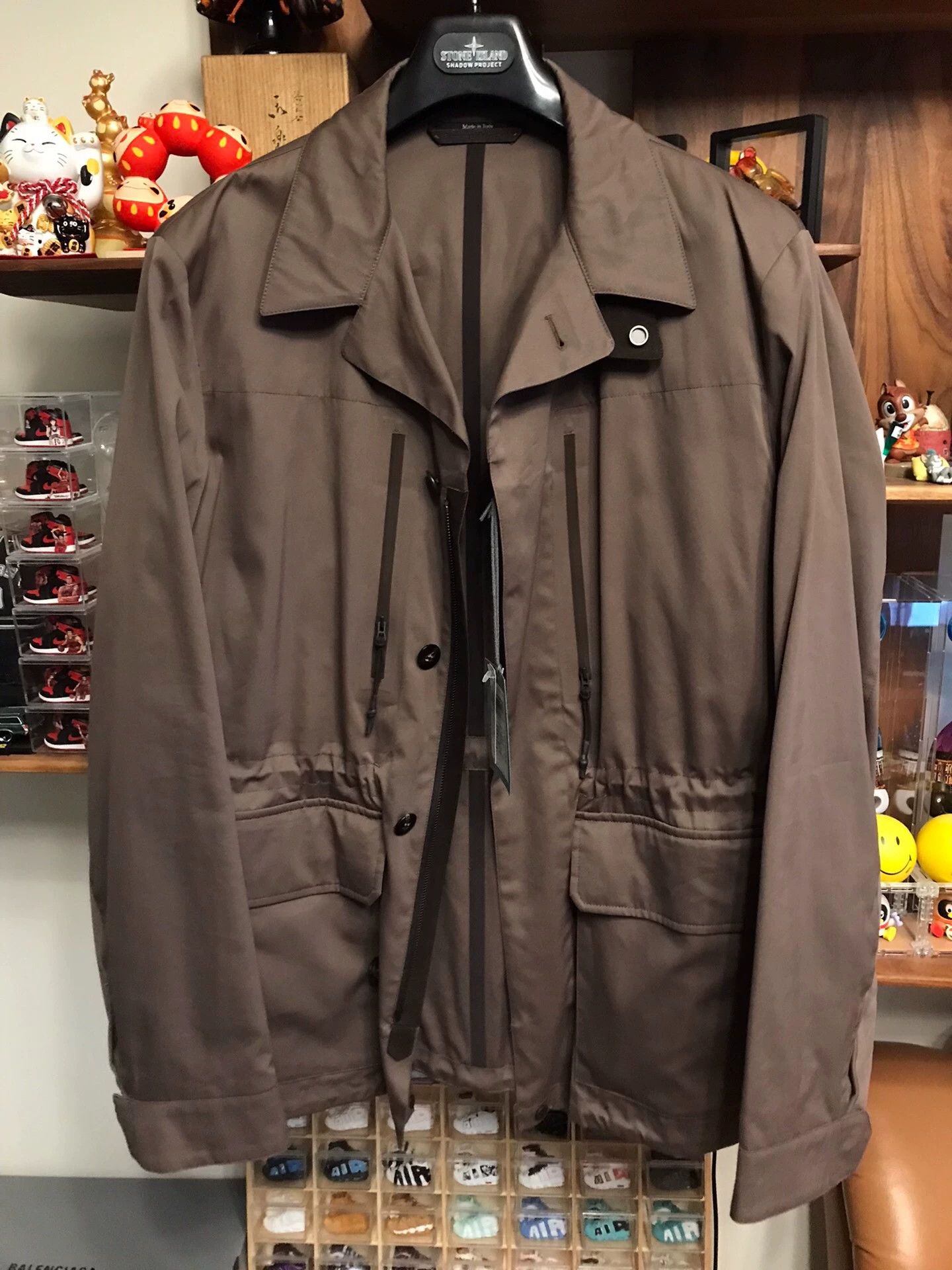 Ermenegildo Zegna Zegna Elements Lite Safari Windbreaker 54 Cotton-Silk Size US L / EU 52-54 / 3 - 1 Thumbnail