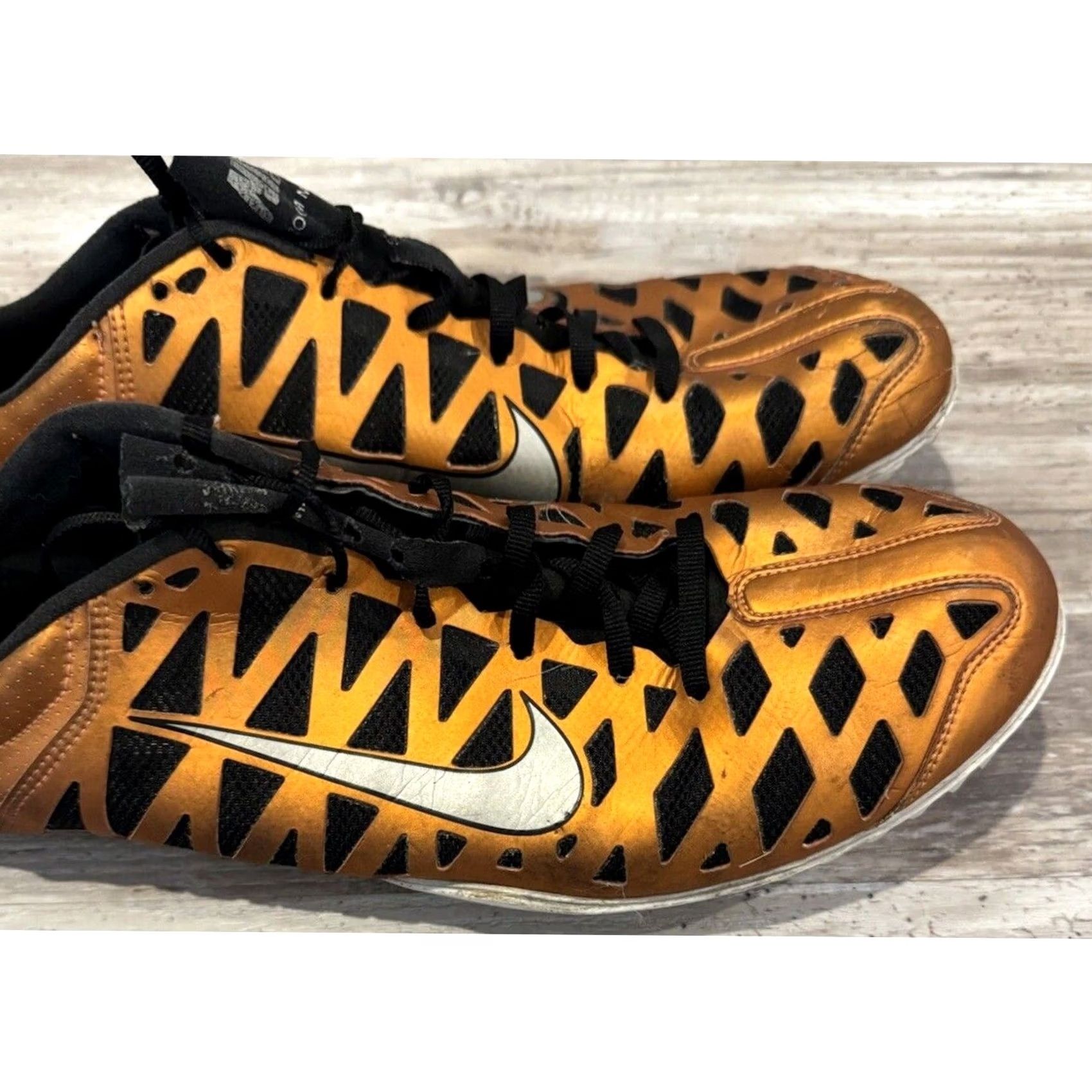 Nike Nike Zoom Maxcat 3 Orange Black Size 12 Track Spikes Mens Size US 12 / EU 45 - 3 Thumbnail
