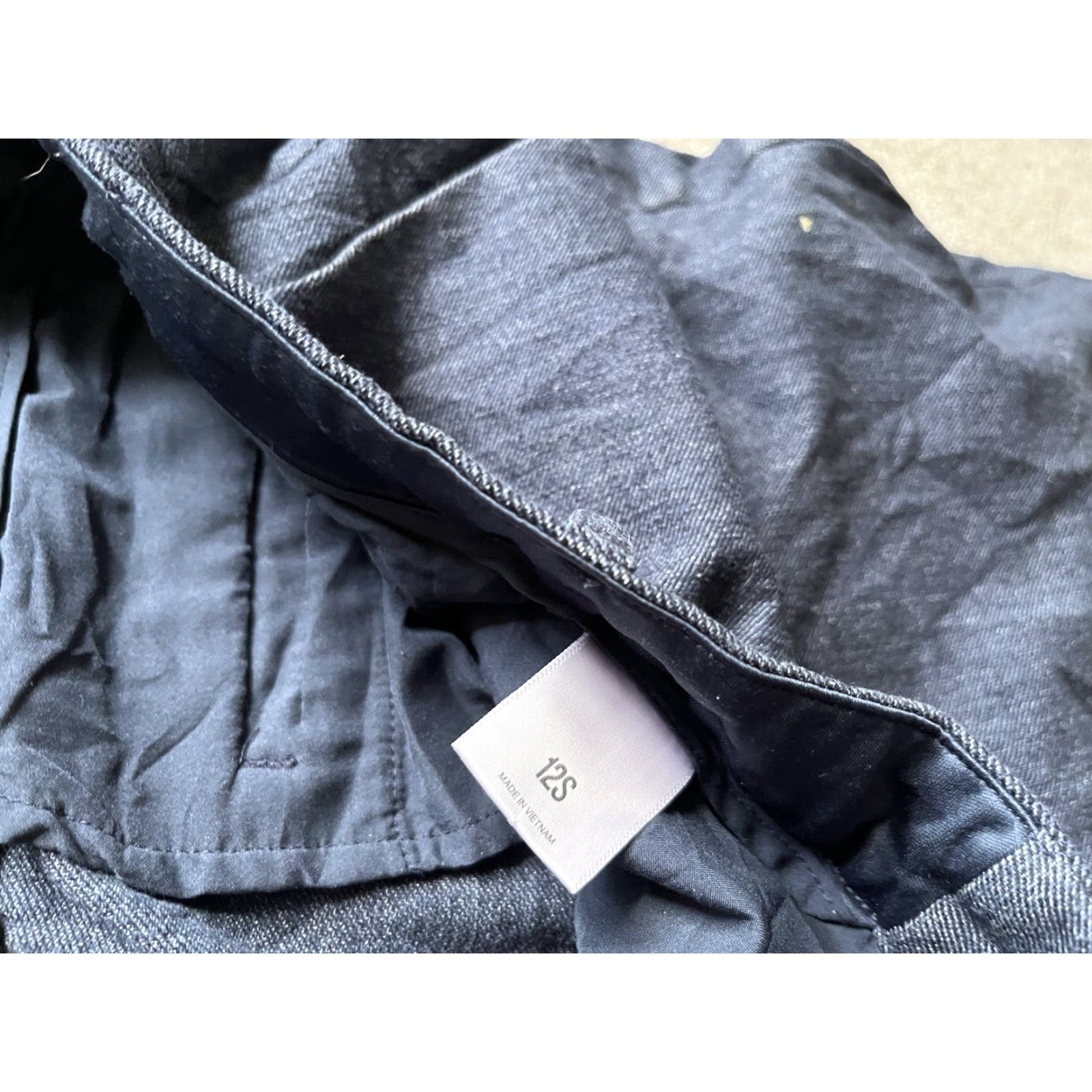 Express Express Editor Dress Pants EUC Chambray Blue 12S Women Size 34" / US 12 / IT 48 - 6 Thumbnail