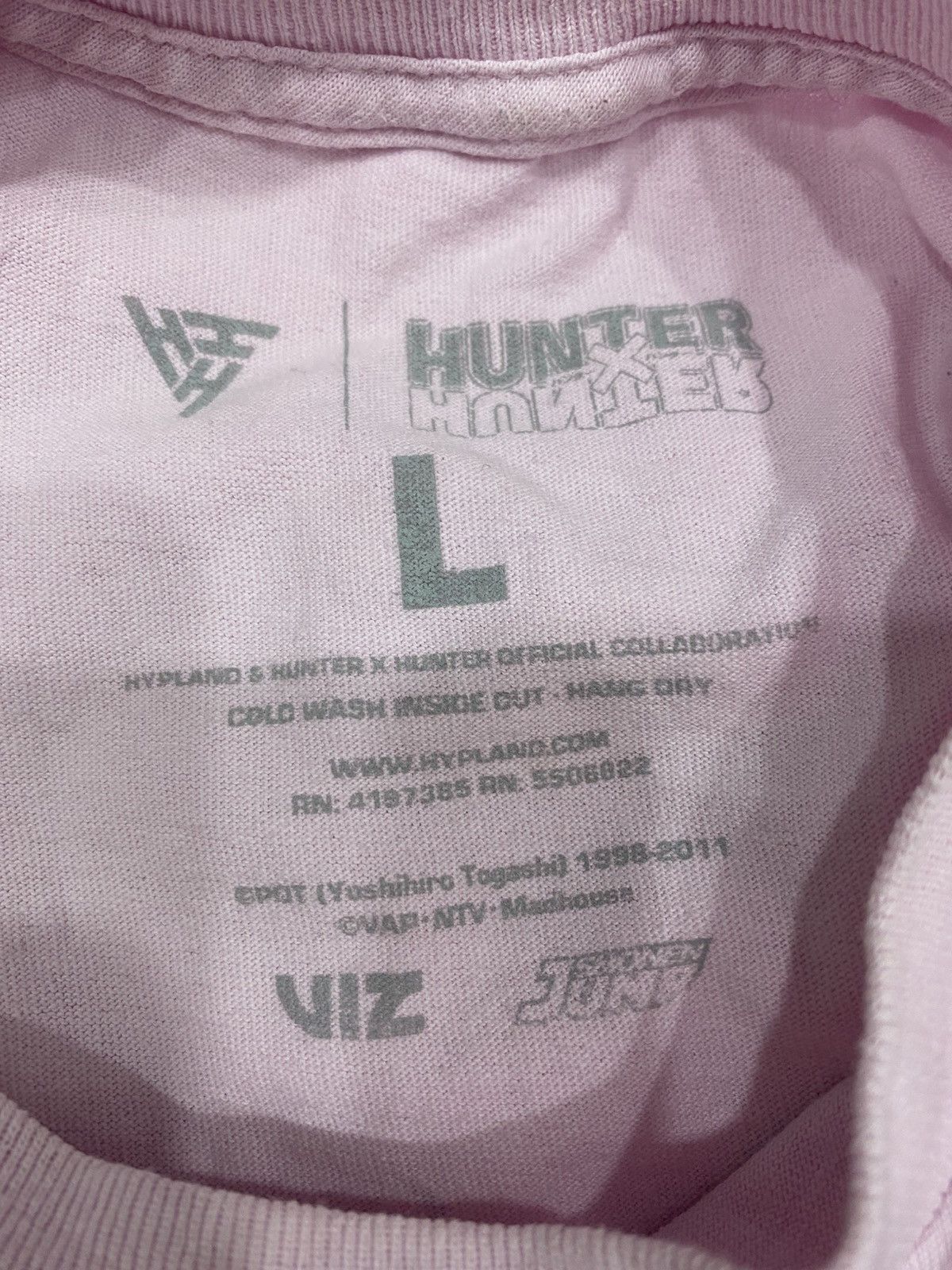 Hypland HYPLAND X HUNTER X HUNTER ANIME TSHIRT Size US M / EU 48-50 / 2 - 10 Thumbnail