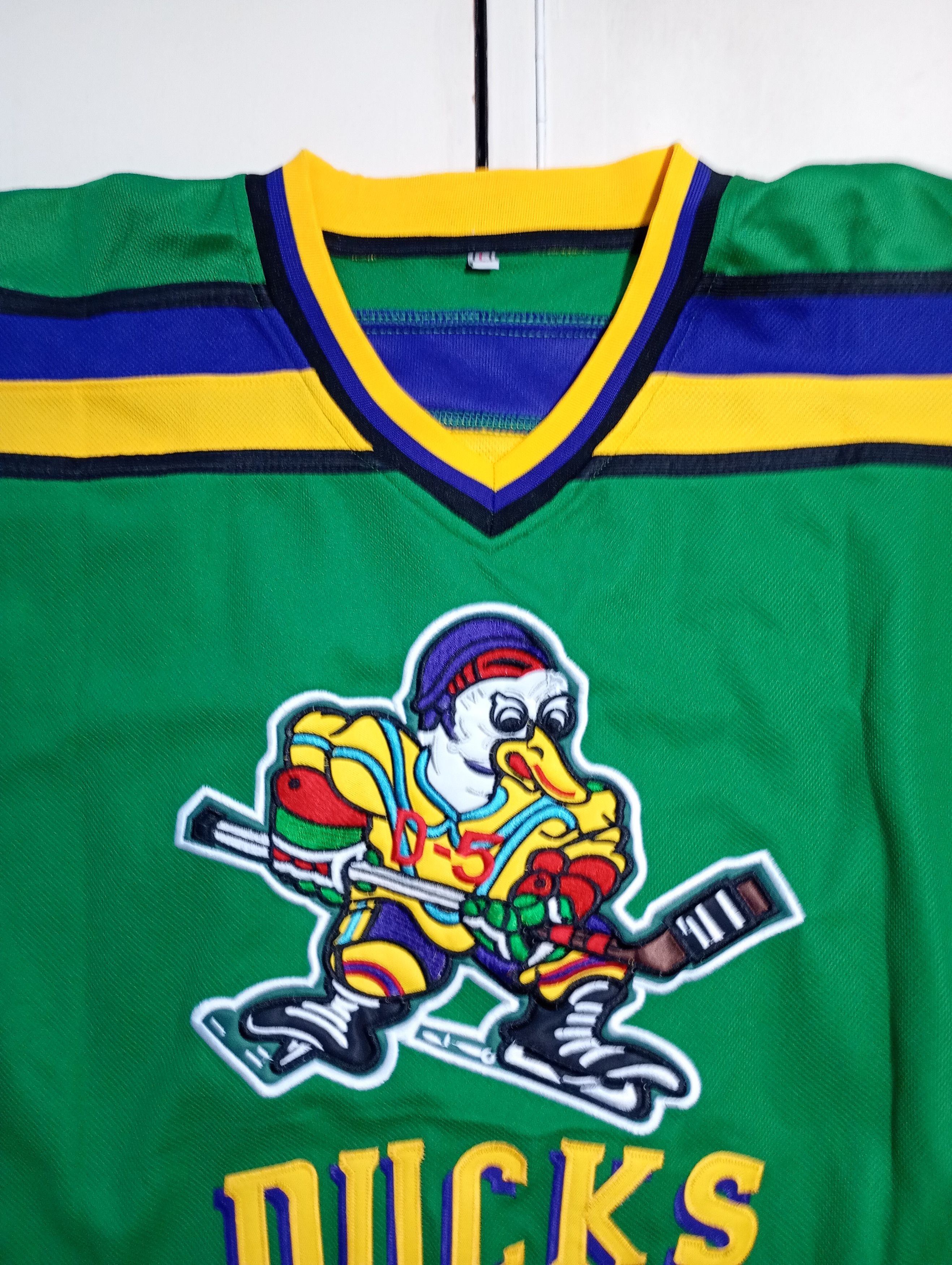 Vintage Ducks Hockey Jersey #33 Goldberg Vintage 90's Size US L / EU 52-54 / 3 - 7 Thumbnail